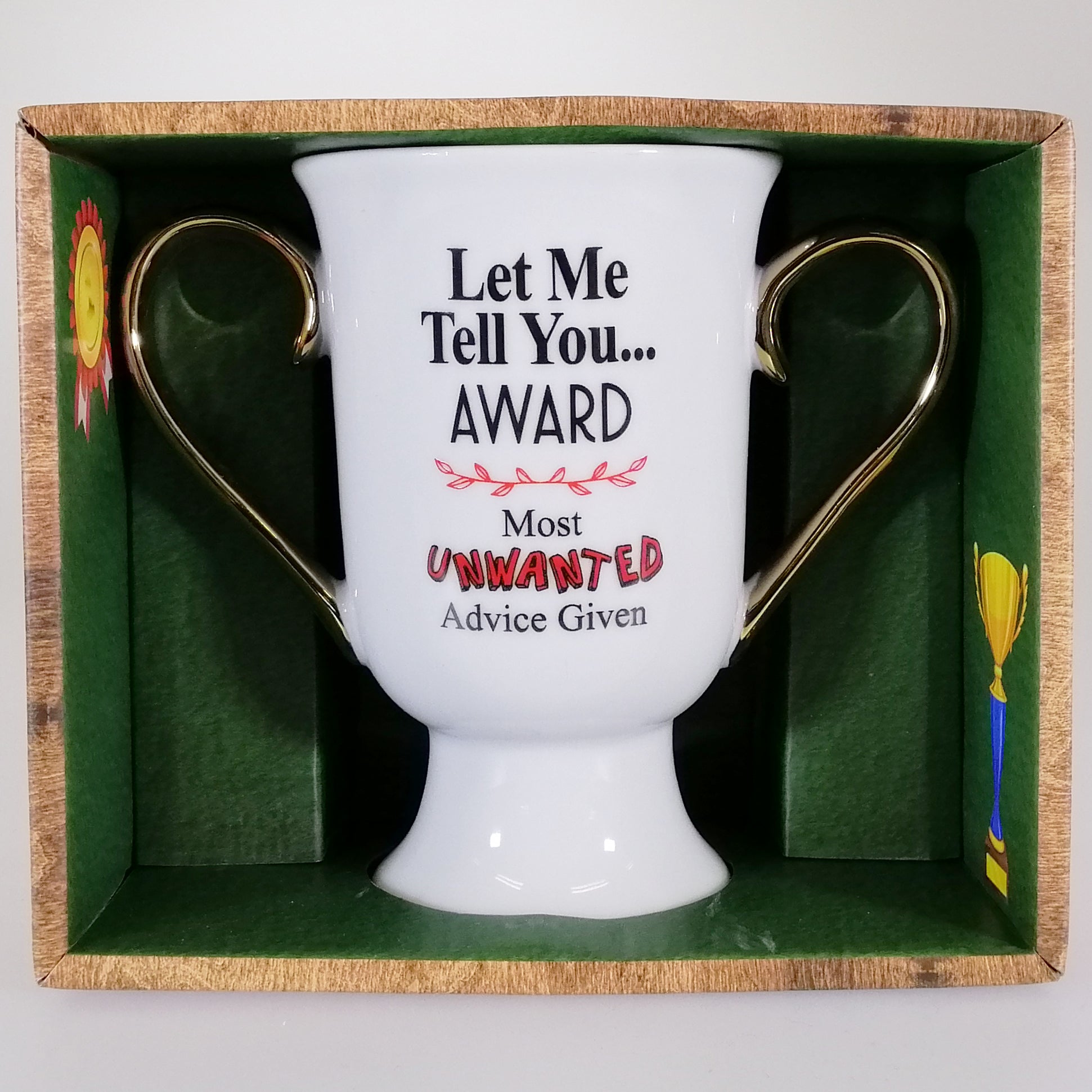 Let Me Tell You... Award' - Double-handled Trophy Mug