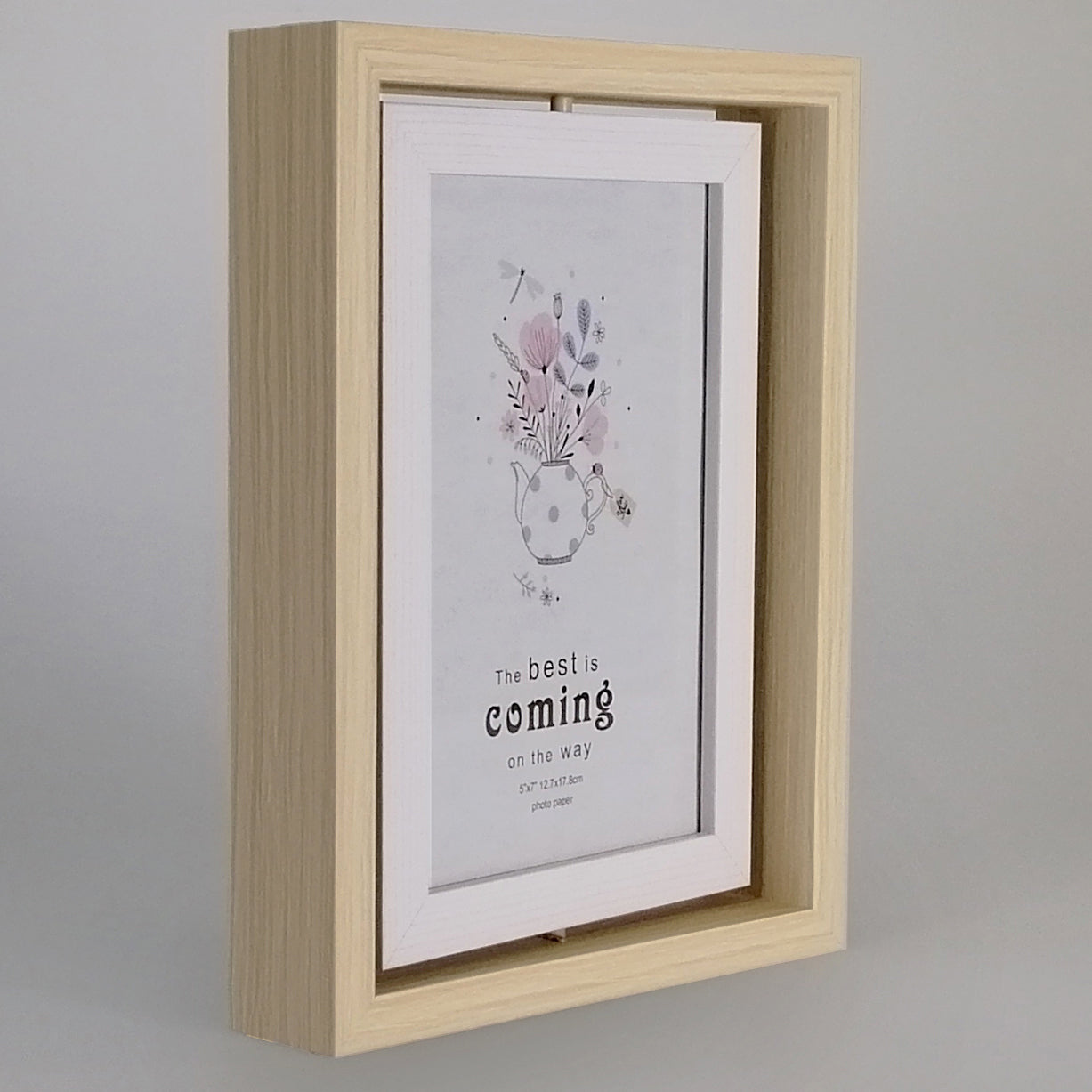 Light Spin Photo Frame - 5"x 7"