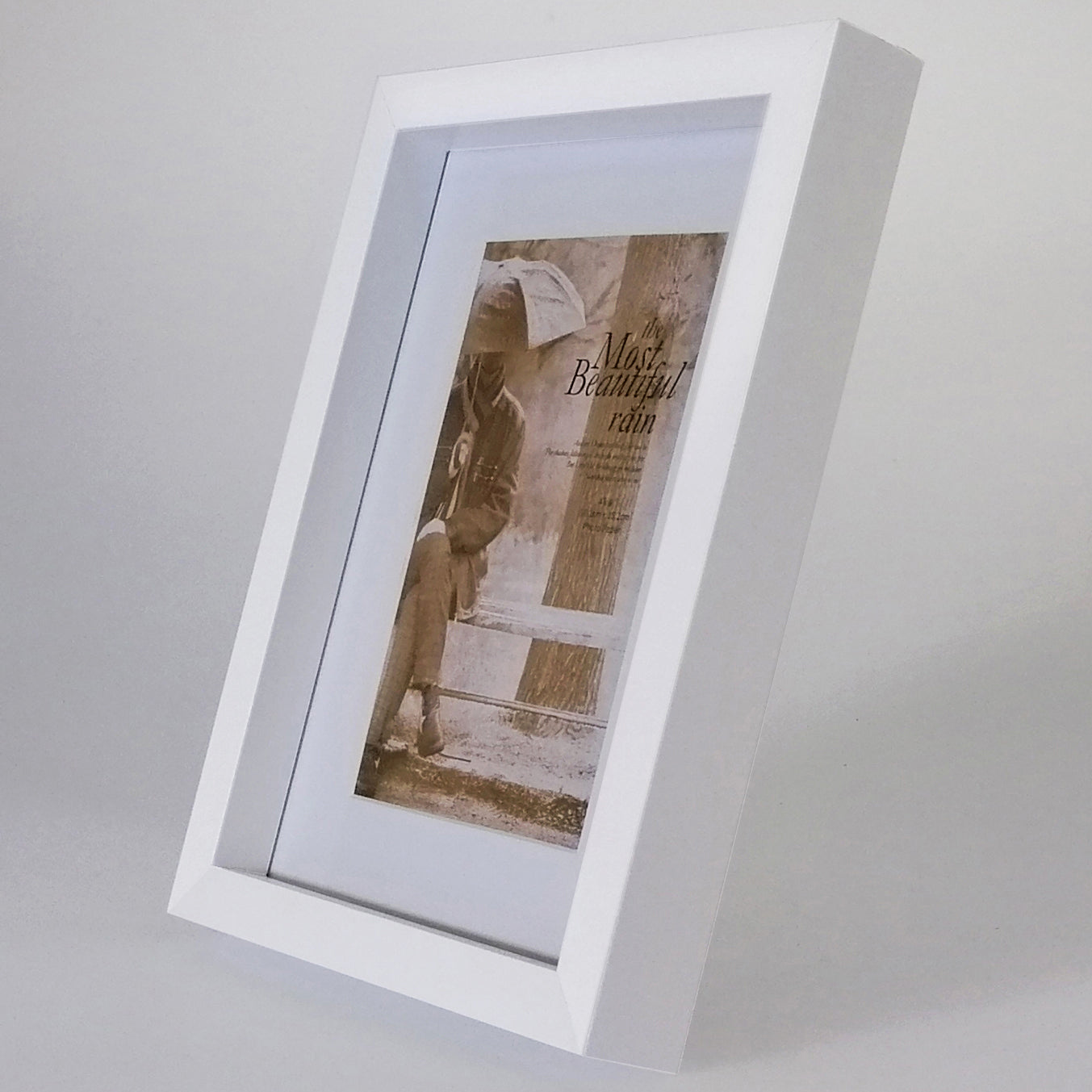 Cream Bevel Photo Frame - 4"x 6"