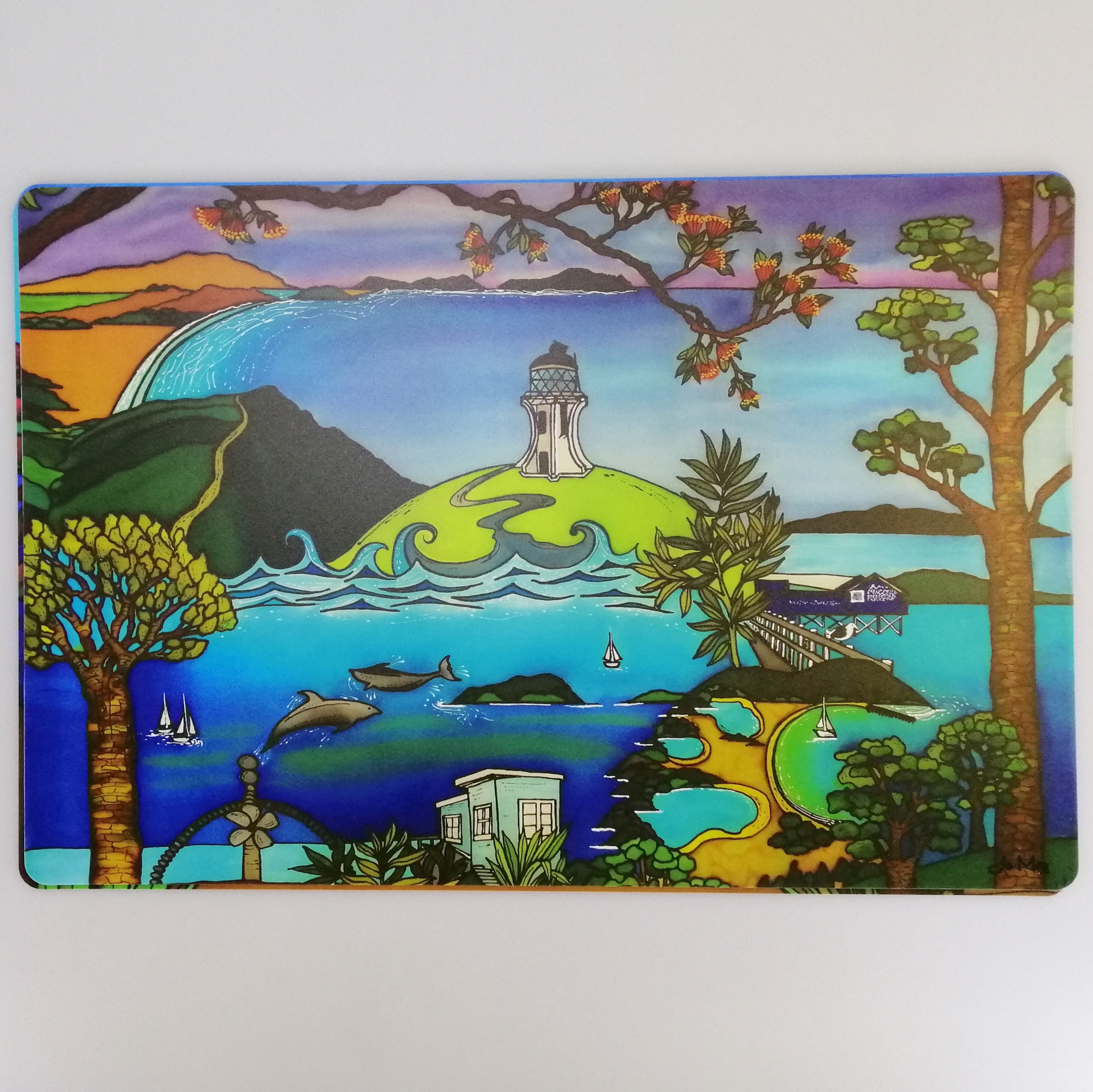 Plastic Placemats - NZ Scenes - Set of 4