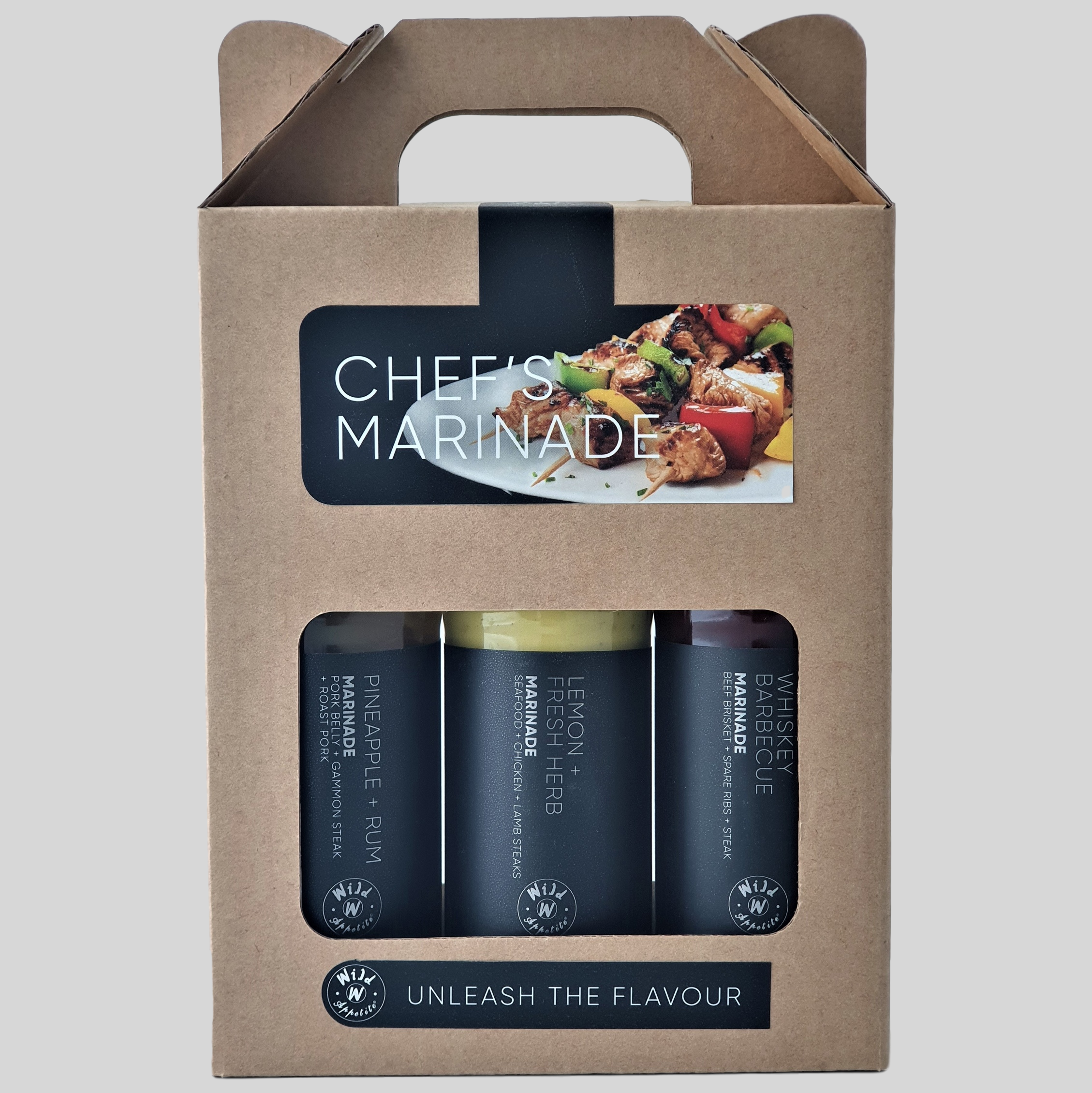 Wild Appetite - Chef's Marinade Gift Set - 3 x 150ml