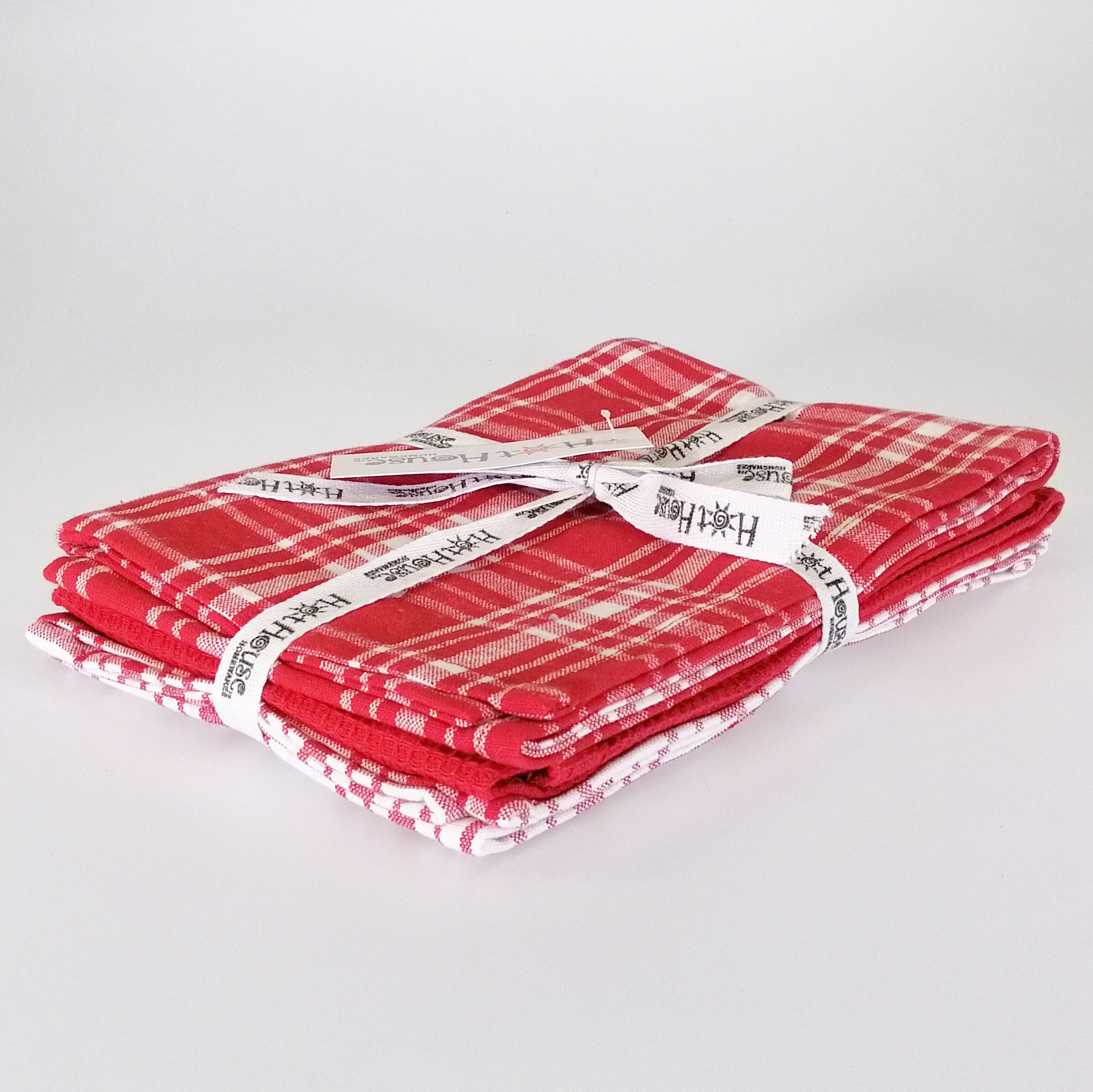 Tea Towel - Dallas Red - Set of 3