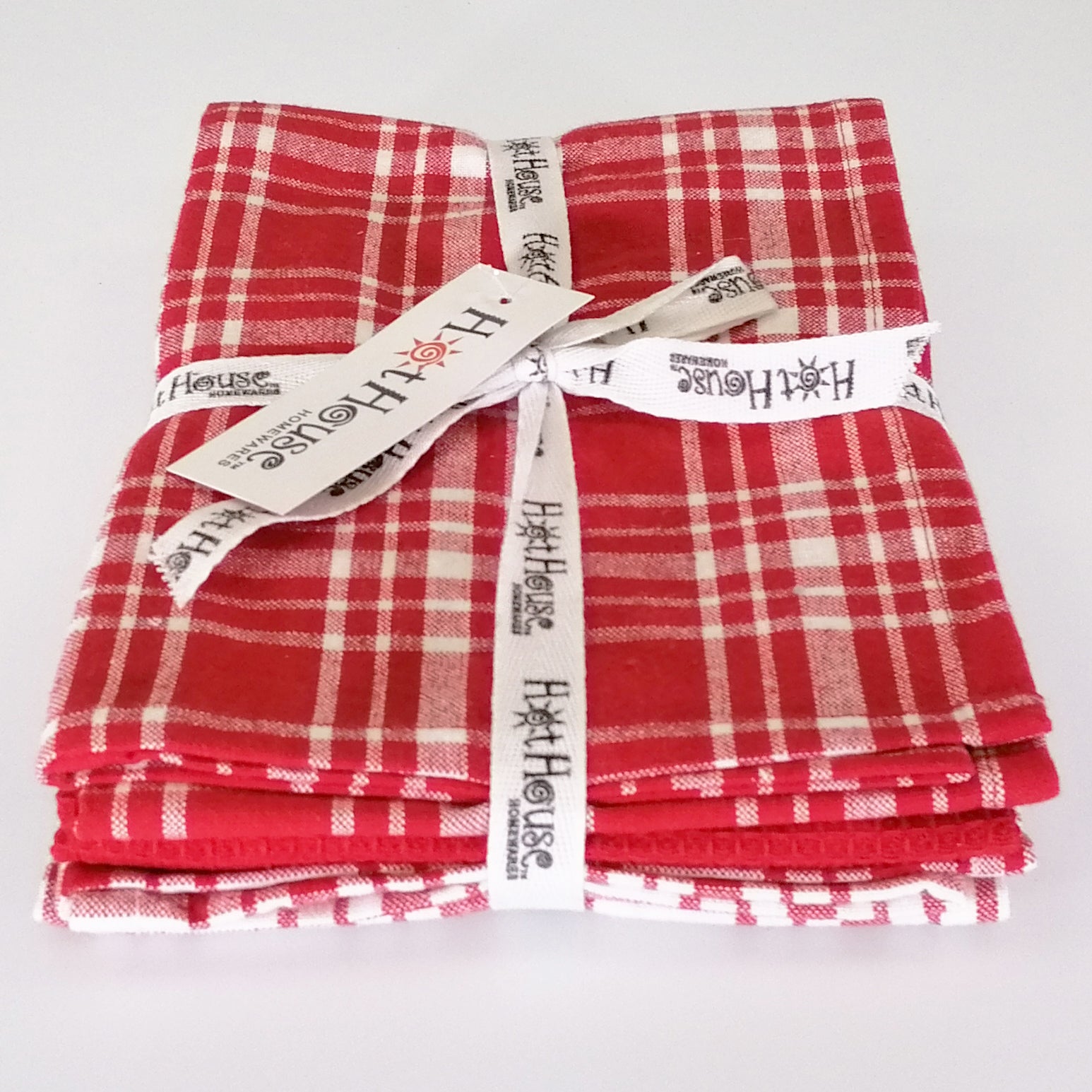 Tea Towel - Dallas Red - Set of 3