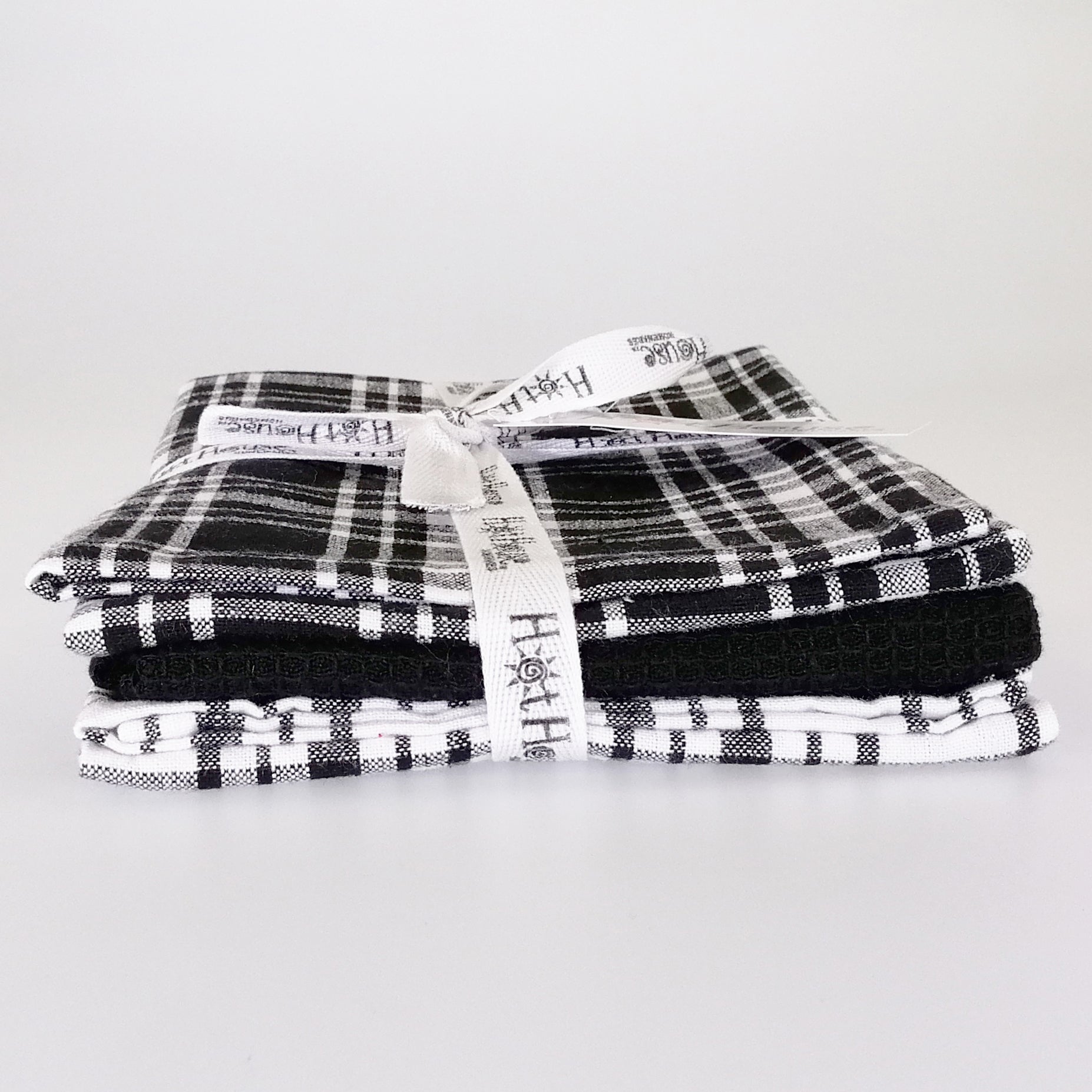 Tea Towel - Dallas Black - Set of 3