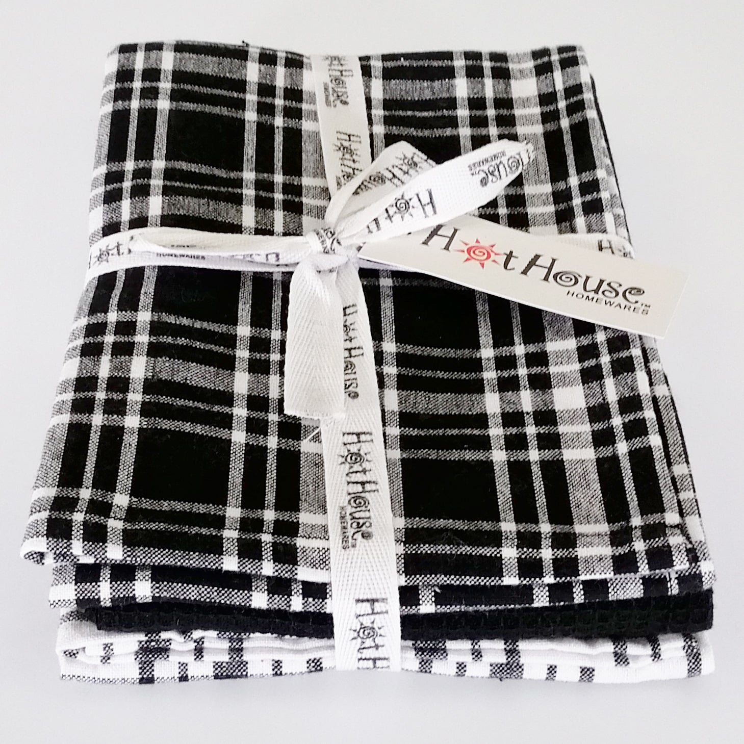 Tea Towel - Dallas Black - Set of 3