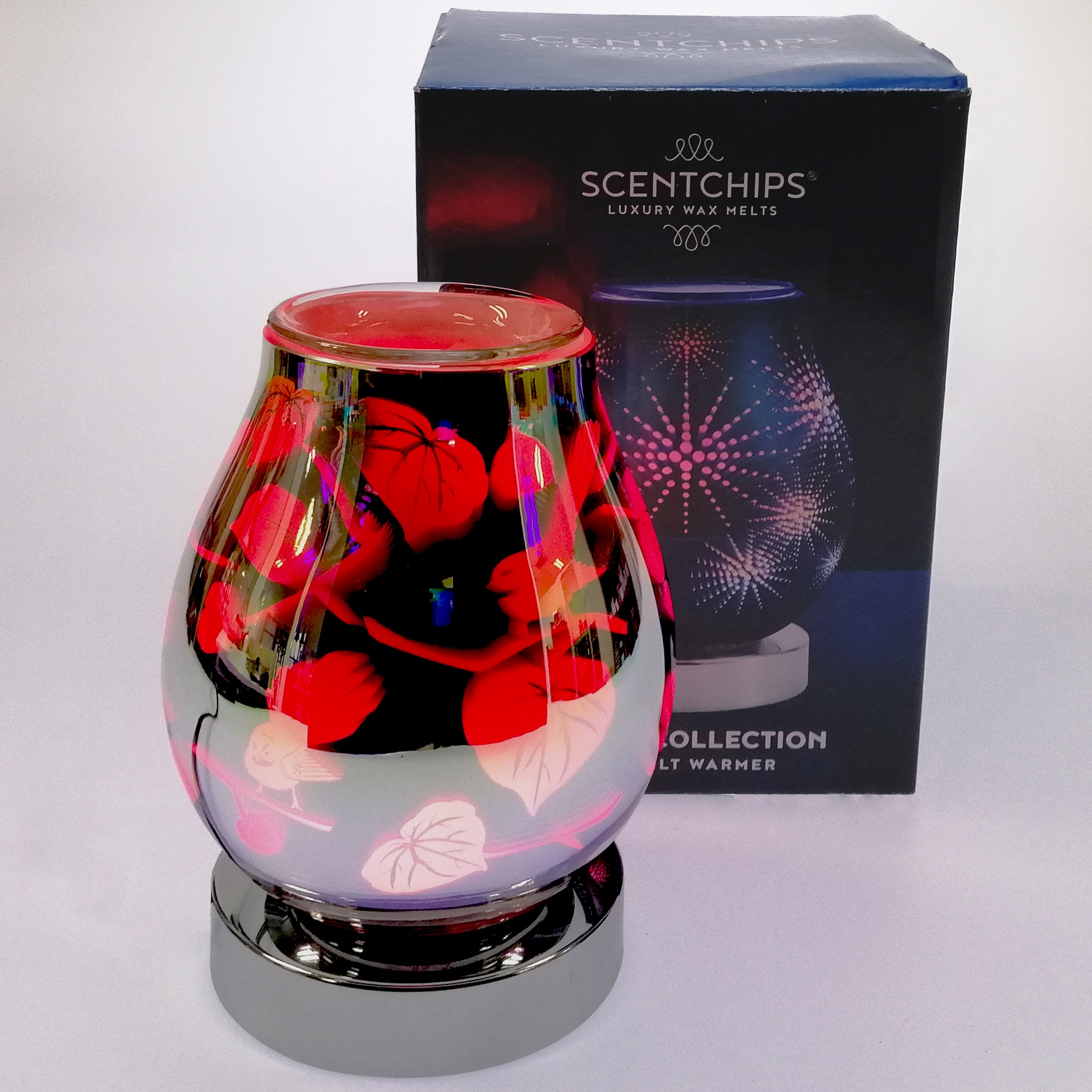 Scentchips Warmer with LED 'Fantail' Colour Changing Display