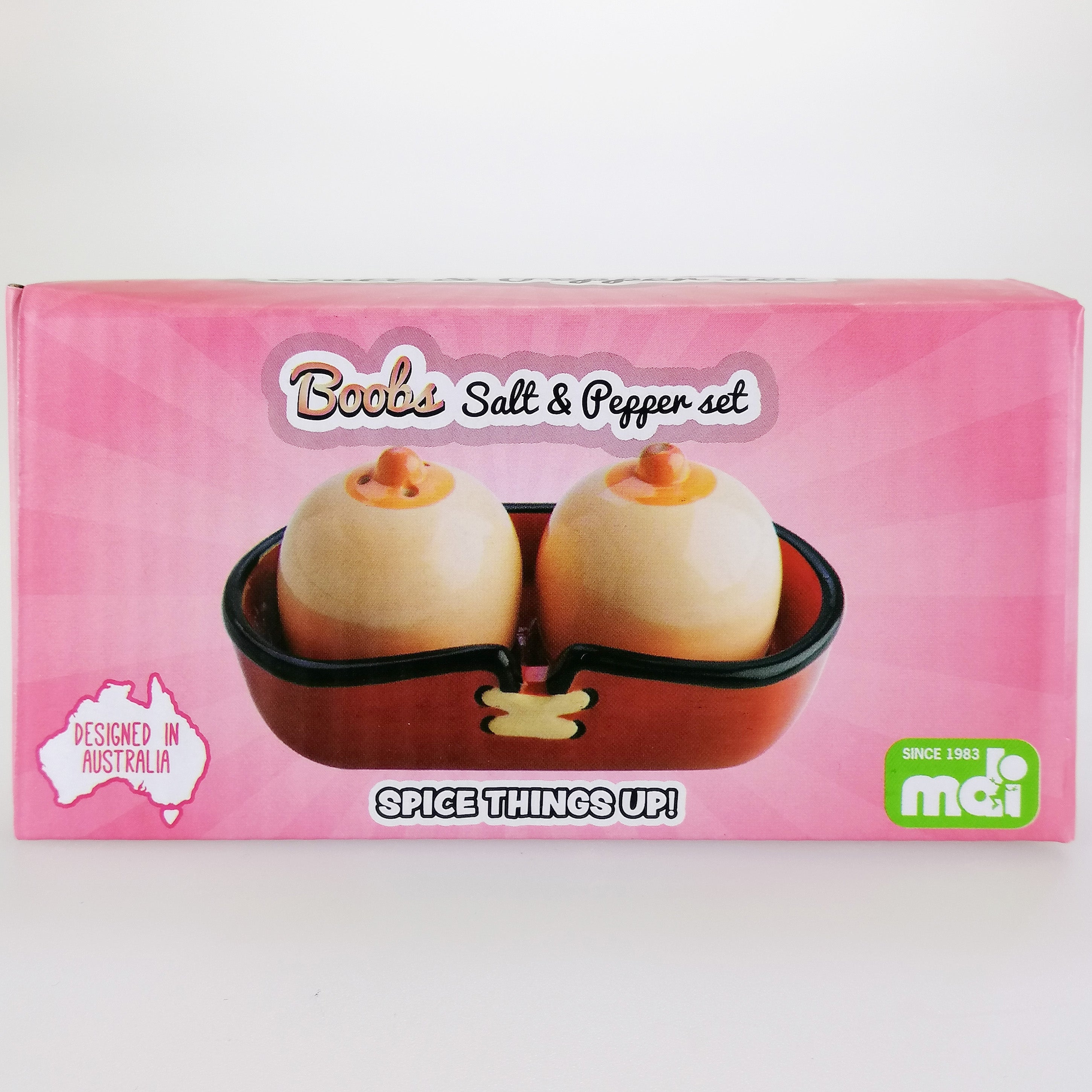 Boobs' Collectible Ceramic Salt & Pepper Set