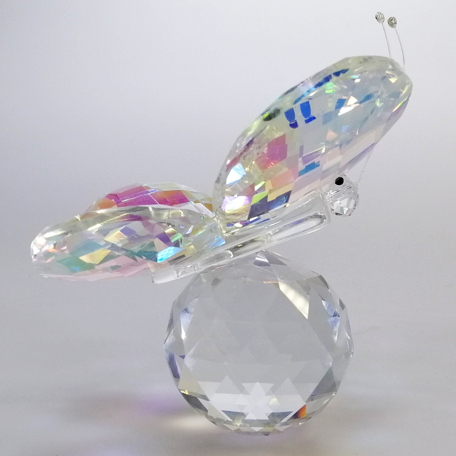 Glass Butterfly - On Glass Ball
