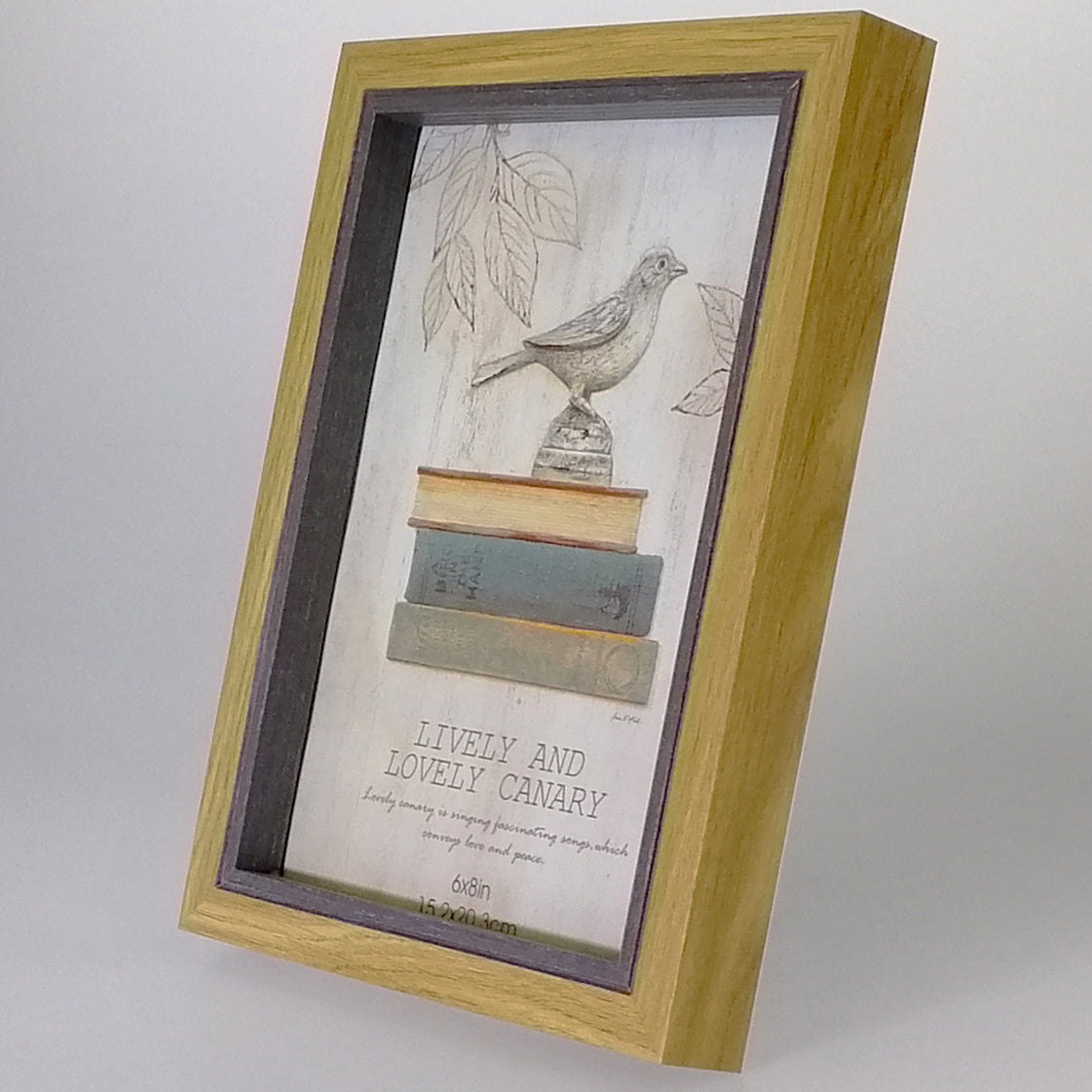 Light Two-Tone Photo Frame - 6"x 8"