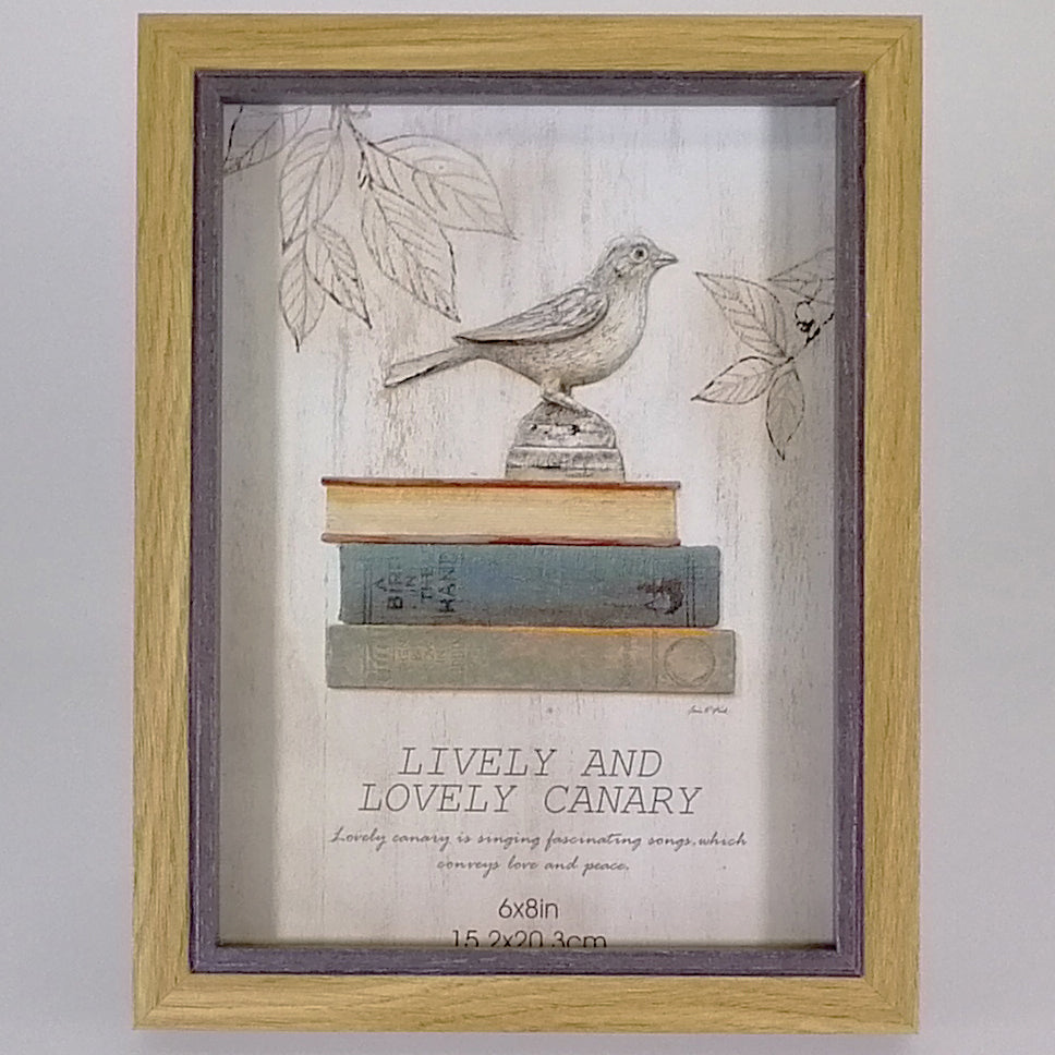 Light Two-Tone Photo Frame - 6"x 8"