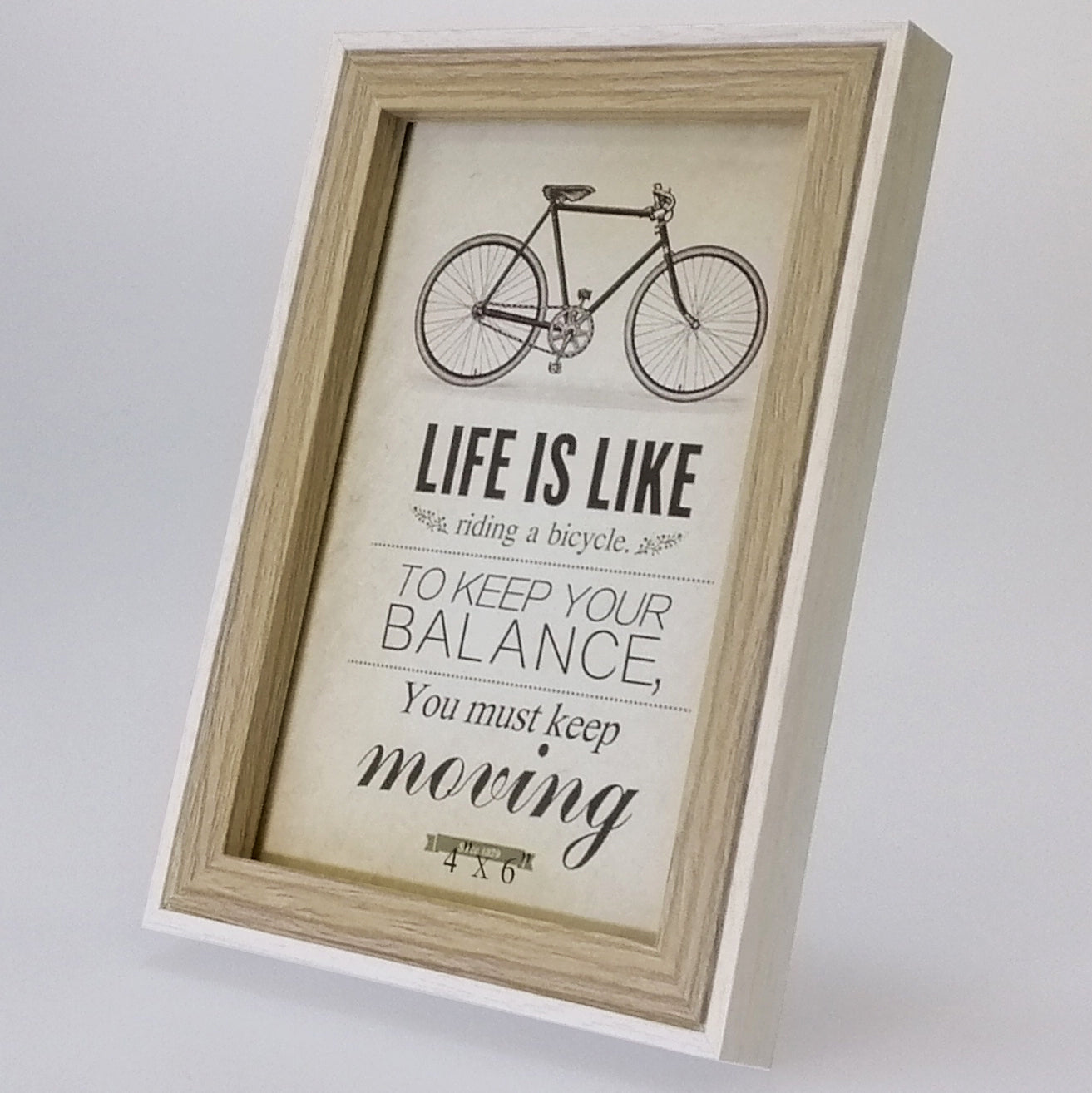 Natural Wooden Photo Frame - 4"x 6"