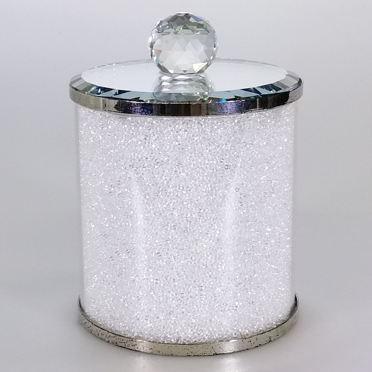 White Glass Canister