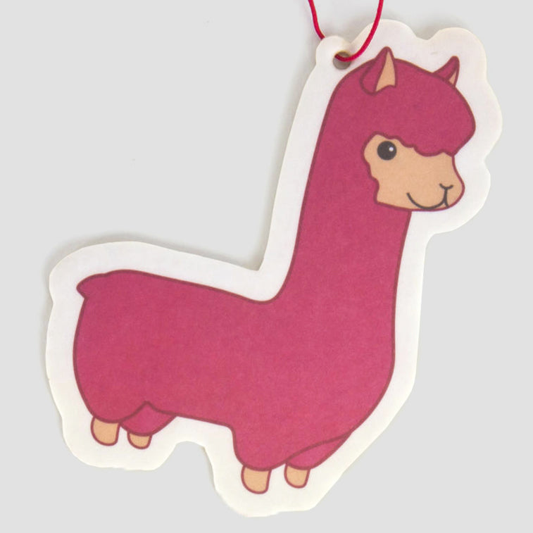 Llama Car Air Freshener - Cherry