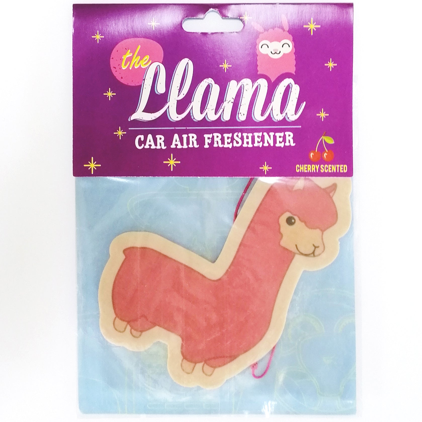 Llama Car Air Freshener - Cherry