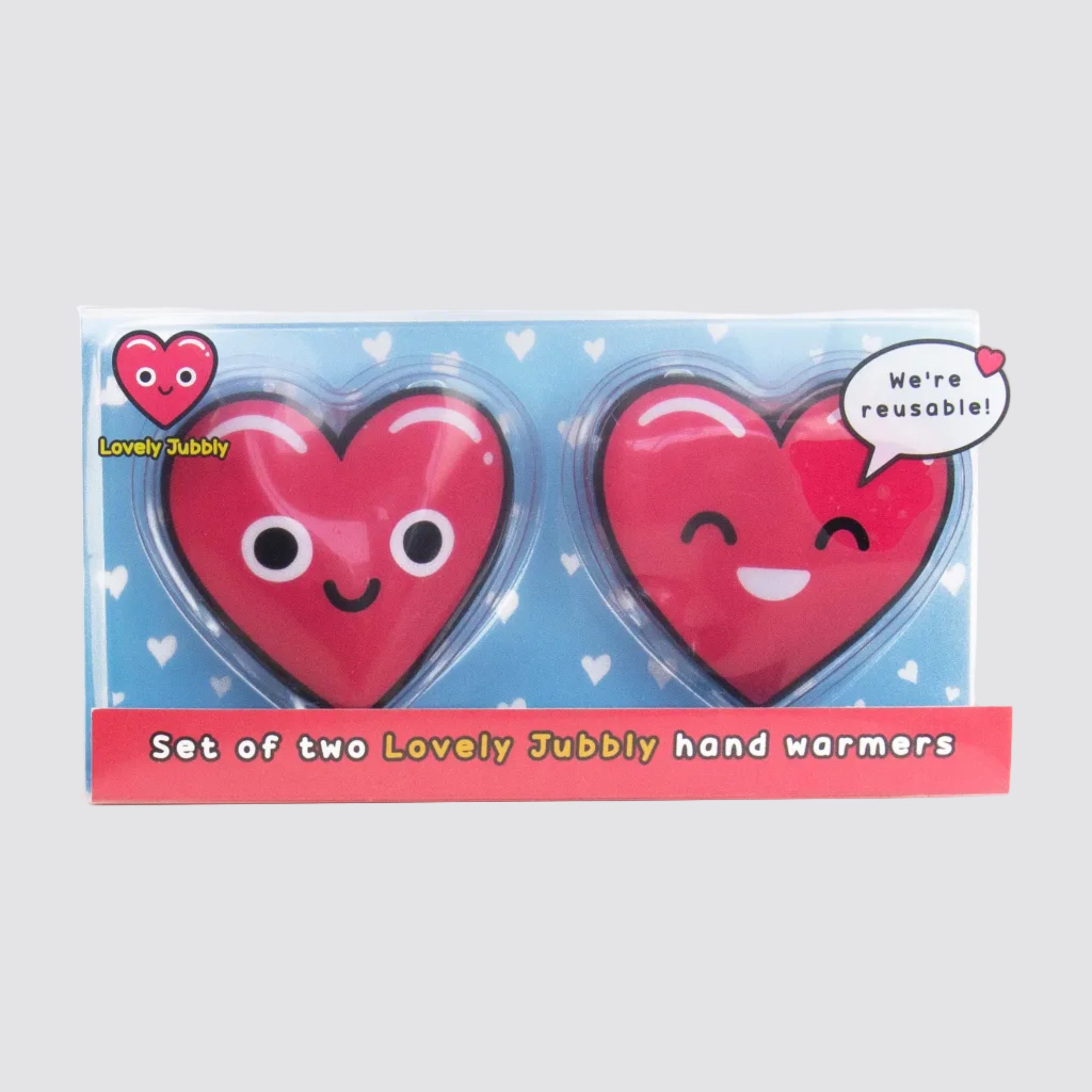 Lovely Jubbly Heart Hand Warmers