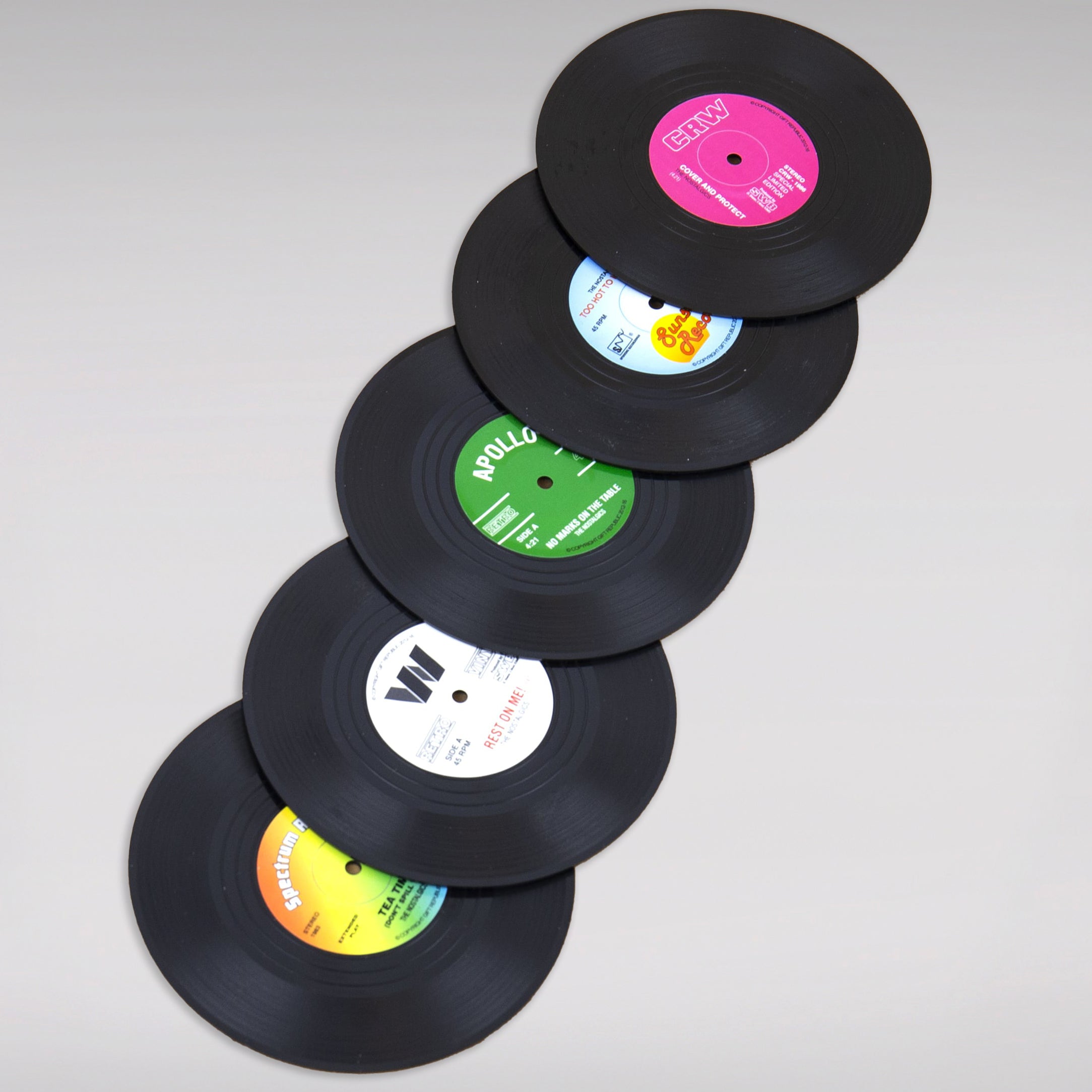 Vinyl Record Style Coasters