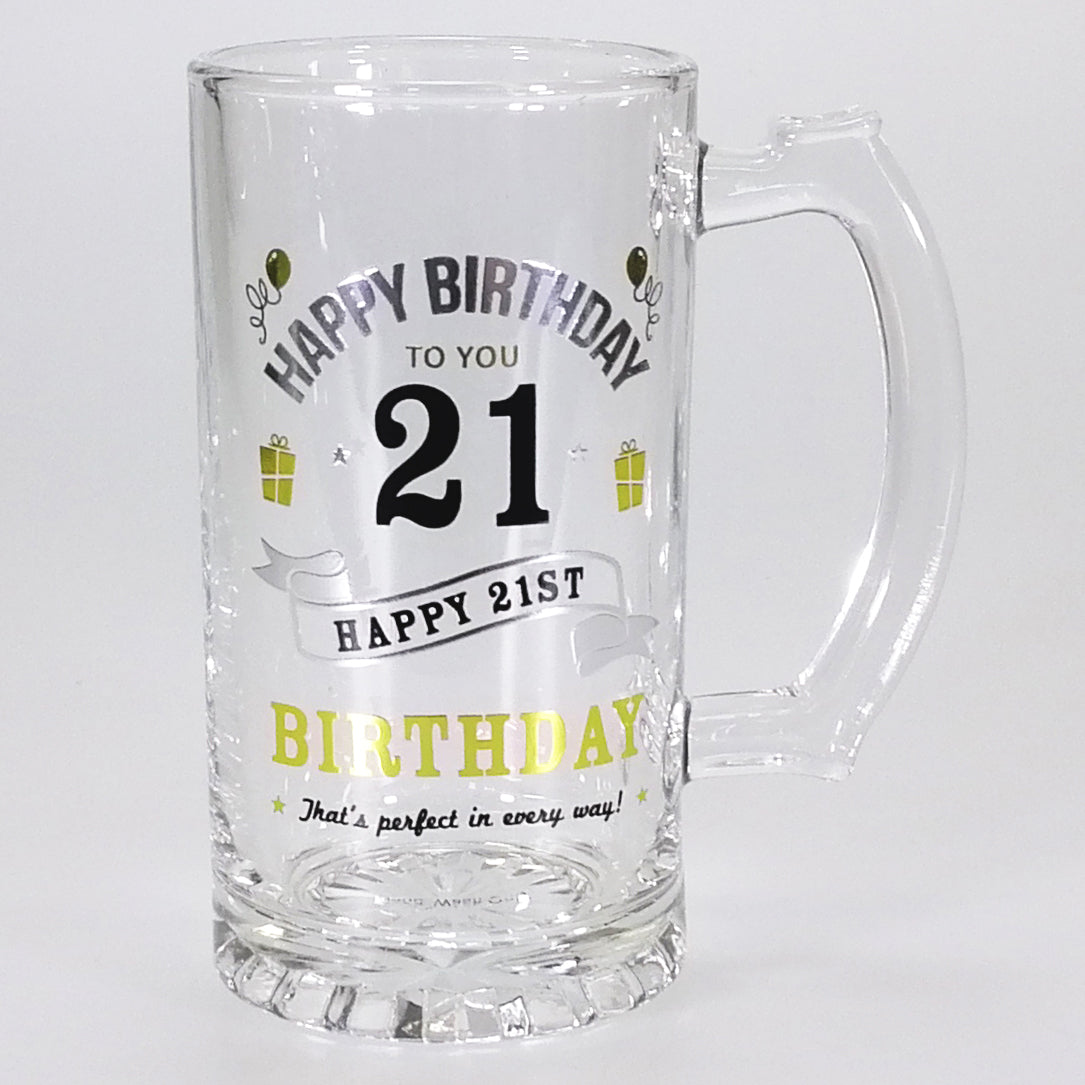21st Birthday Shot & Stein Boxed Set