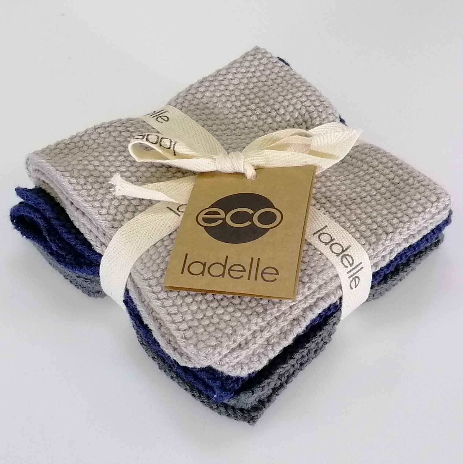 Eco Dish Cloths Set of 3 - Navy
