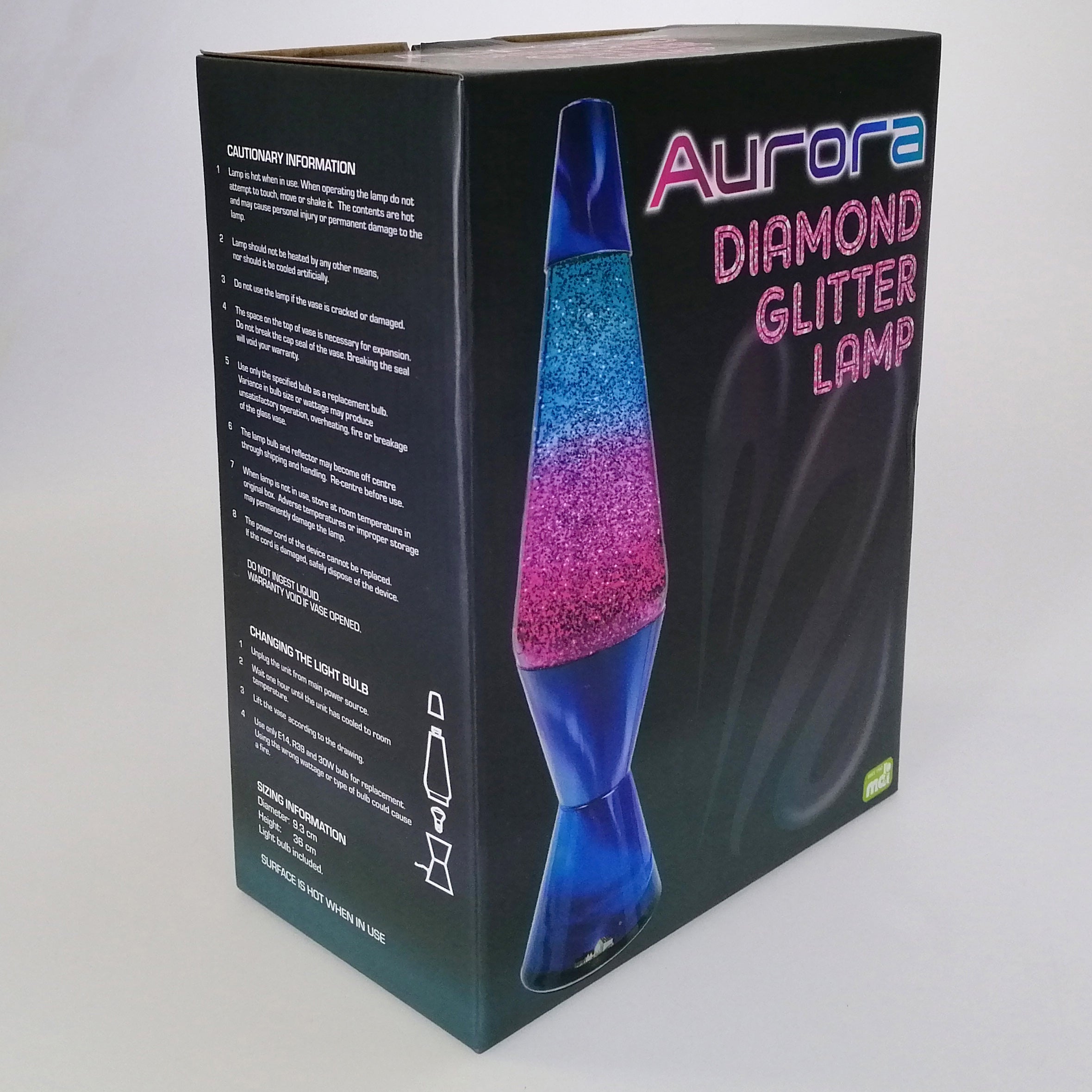 Aurora Diamond Glitter Lamp