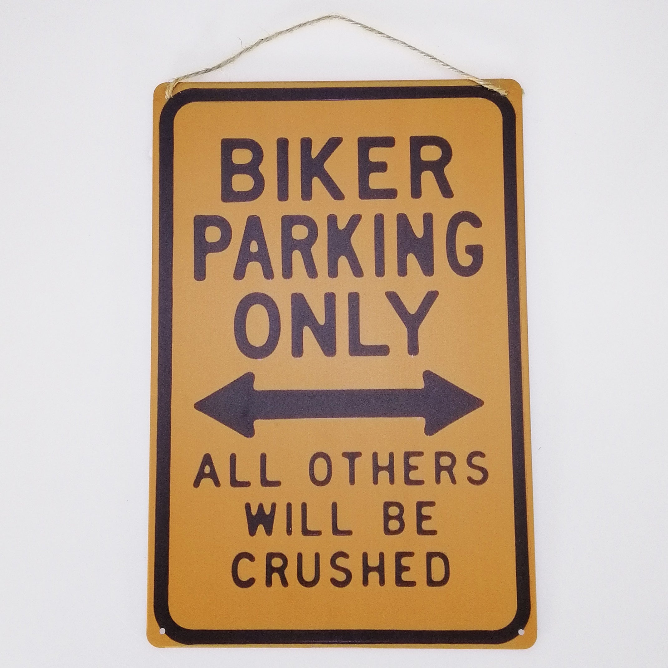 Biker Parking Only...' Tin Sign
