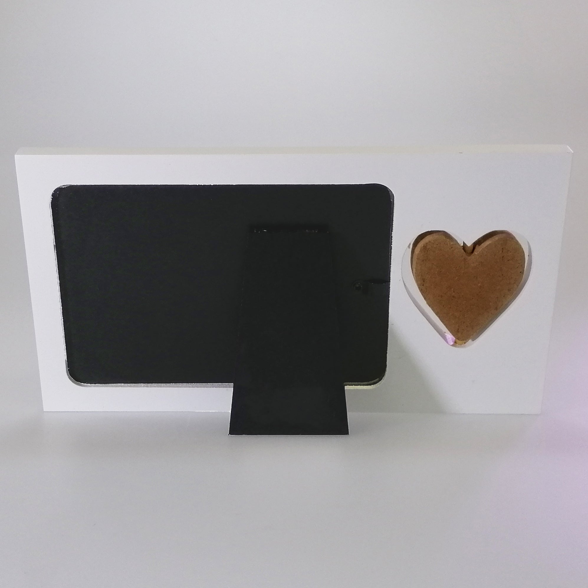 Spin Heart Wooden Frame - Friendship - 4"x 6"