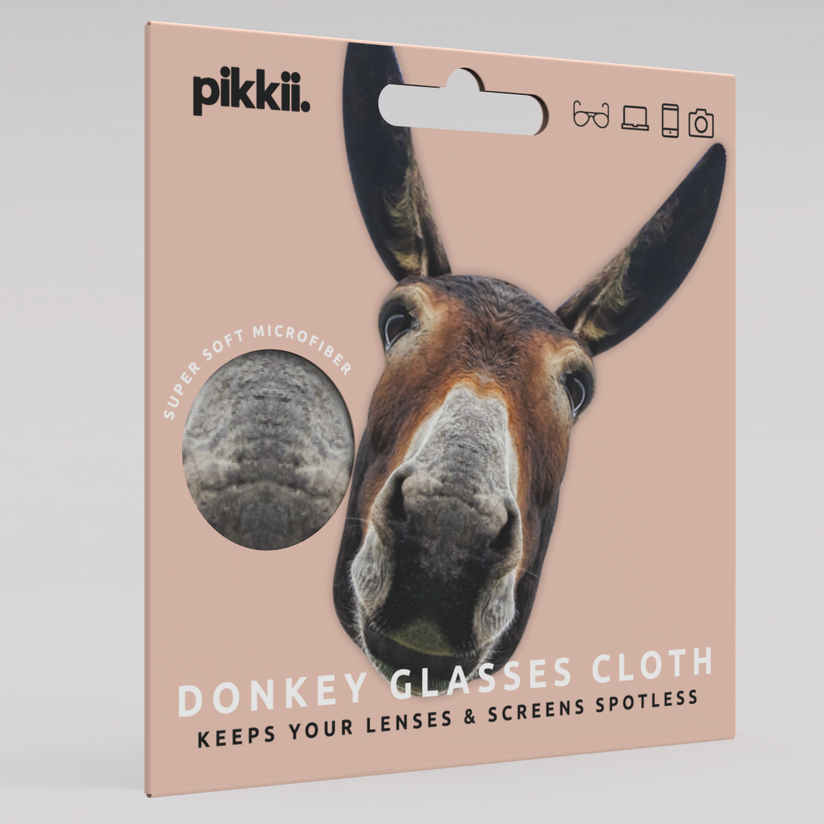 Lens Cleaning Cloth - Donkey