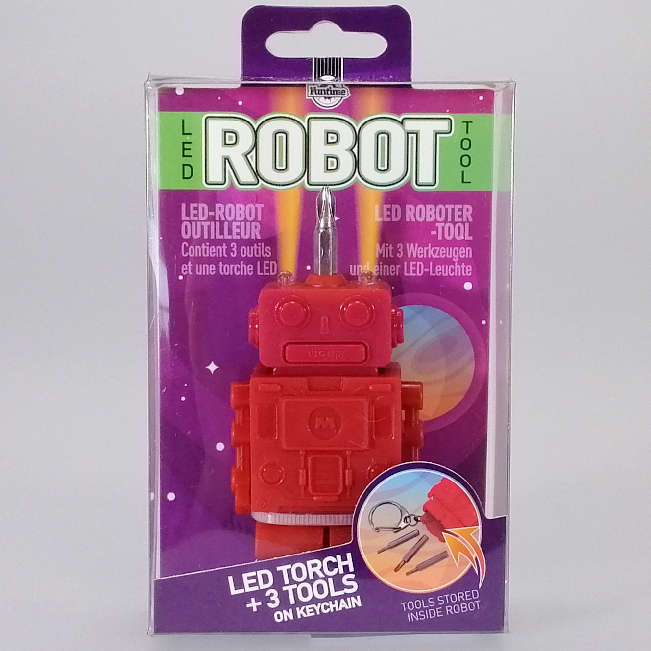Robot LED Tools Keyring