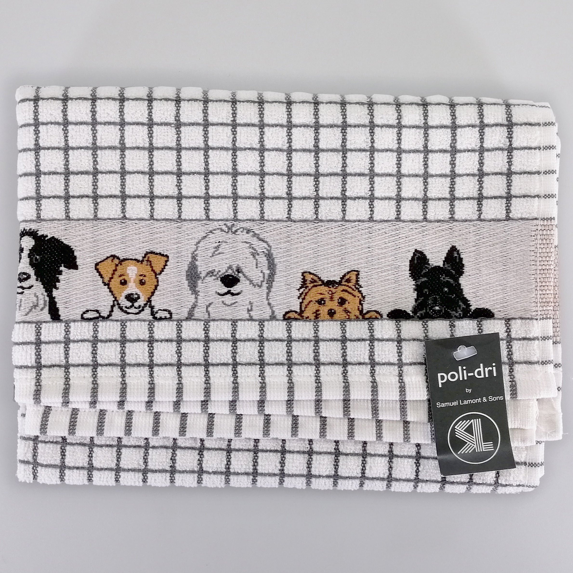 Poli Dri Tea Towel - Dogs