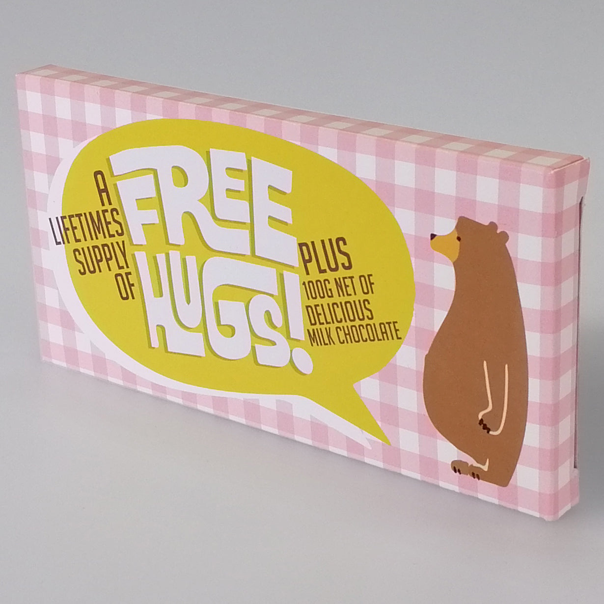 Bloomsberry & Co 'Free Hugs' Milk Chocolate Bar