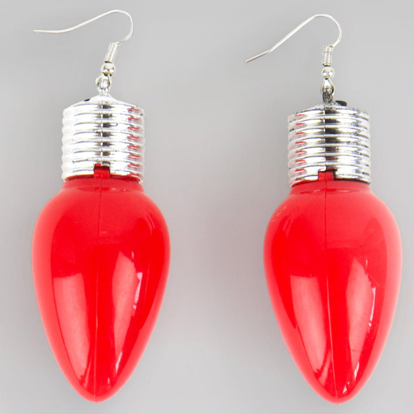 Festive Light Up Christmas Earrings