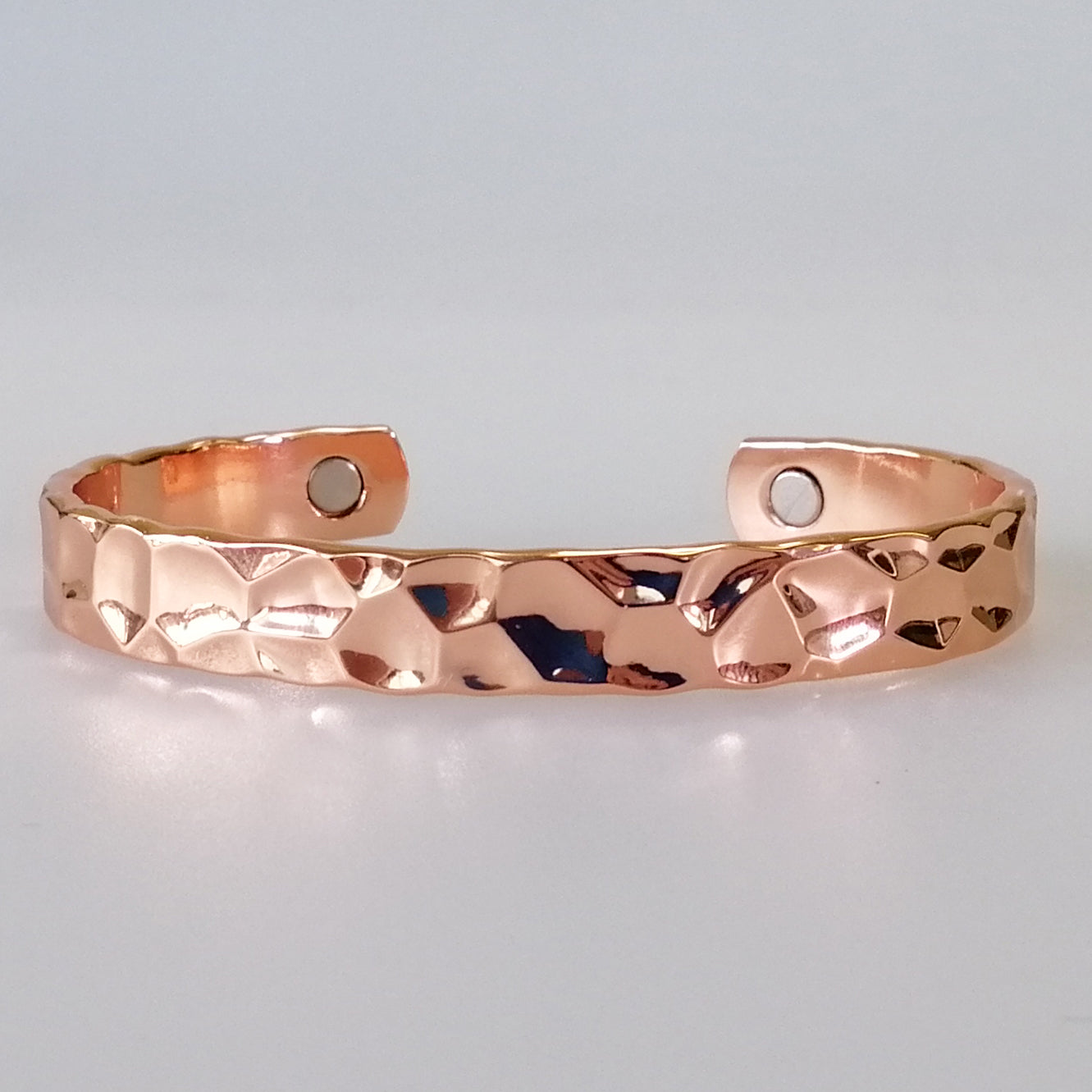 Kia Ora Shiny Beaten Copper Bracelet