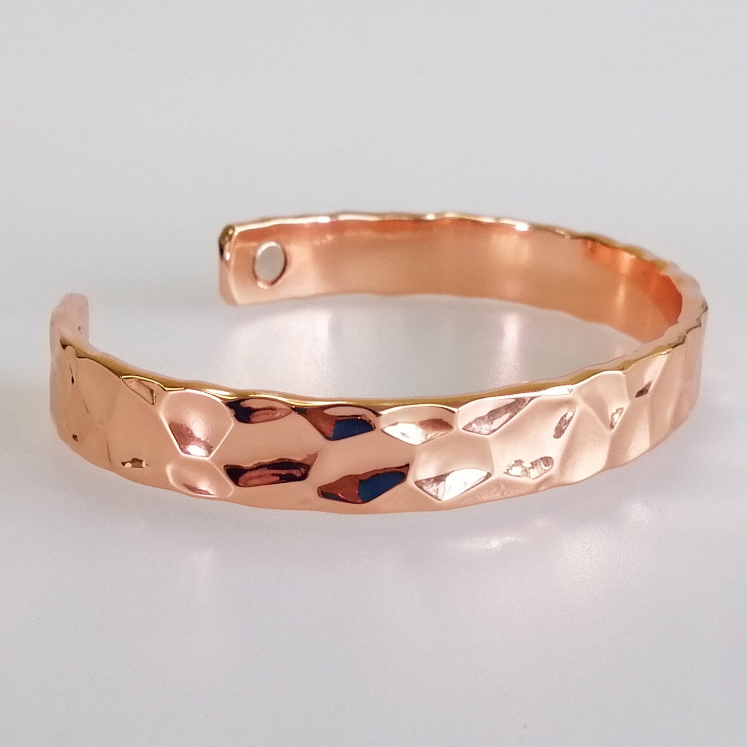 Kia Ora Shiny Beaten Copper Bracelet