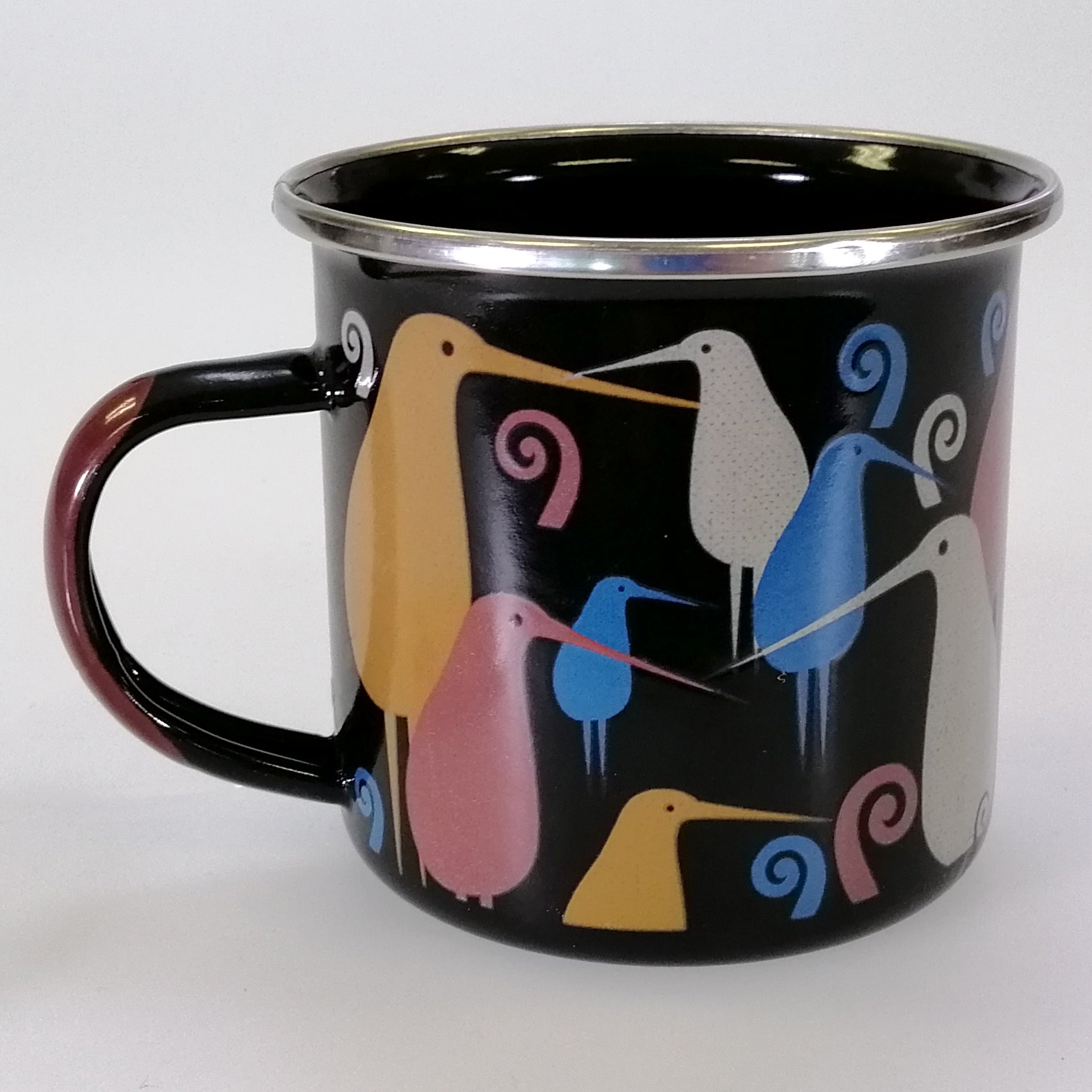 Wild Kiwi Enamel Mug -  Kiwi