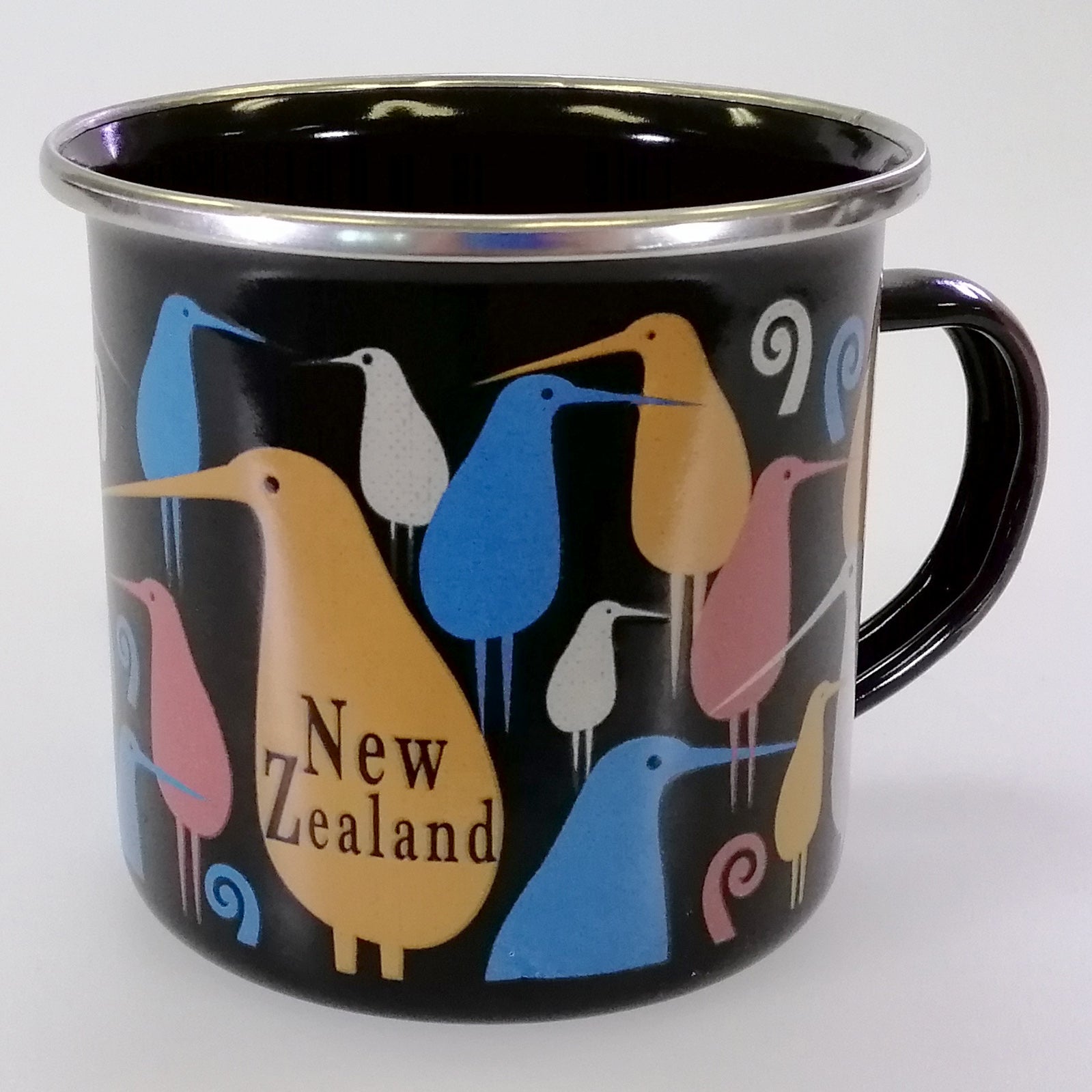 Wild Kiwi Enamel Mug - Kiwi