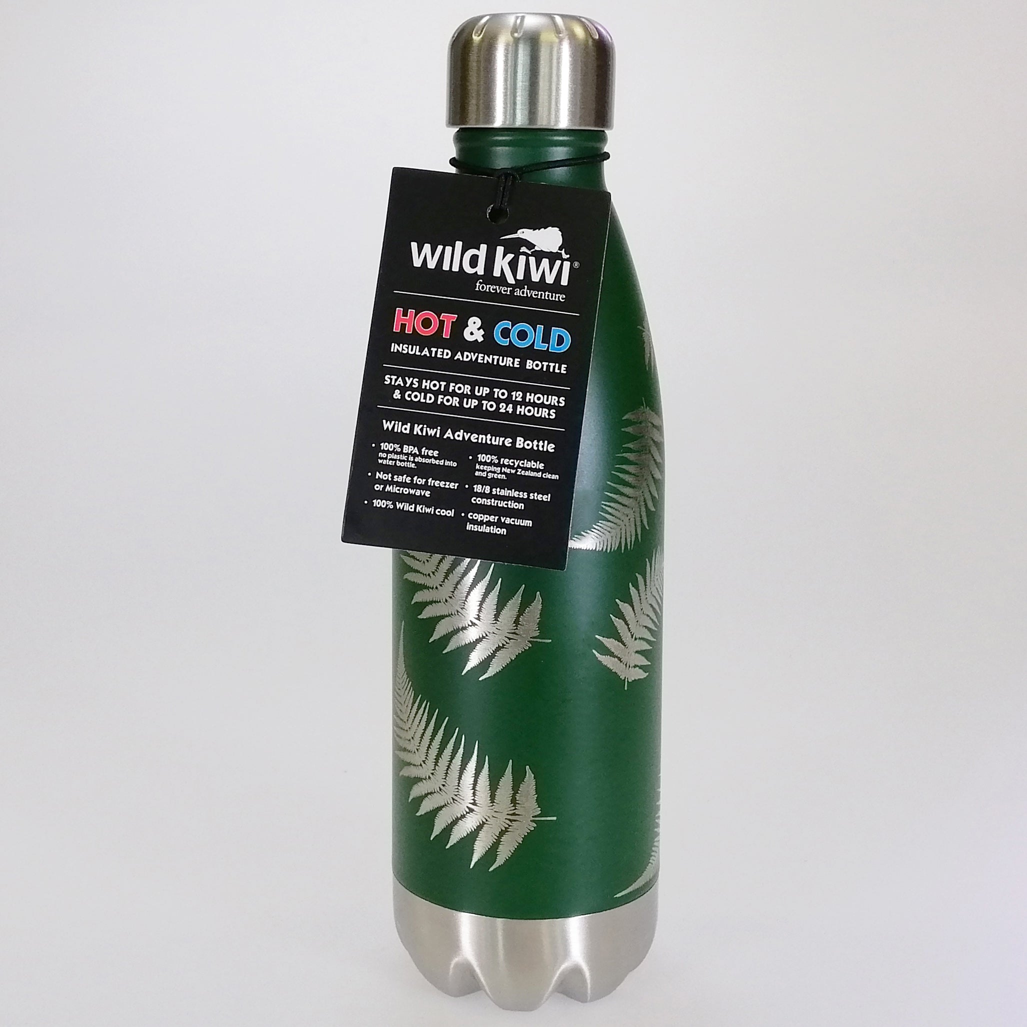 Wild Kiwi - Ferns Vacuum Bottle - 500ml