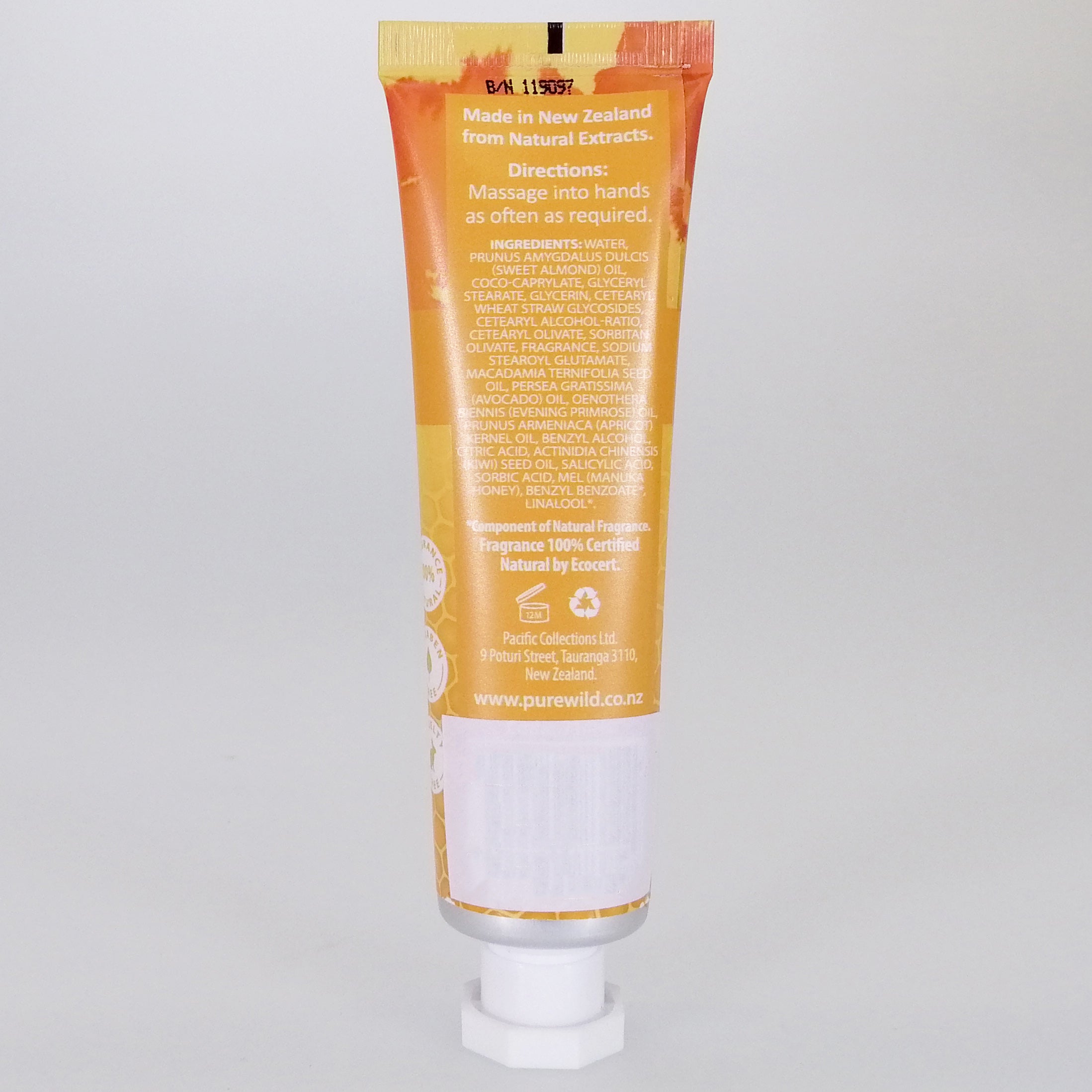 Pure Wild Natural Hand Creme - Manuka Honey & Rata