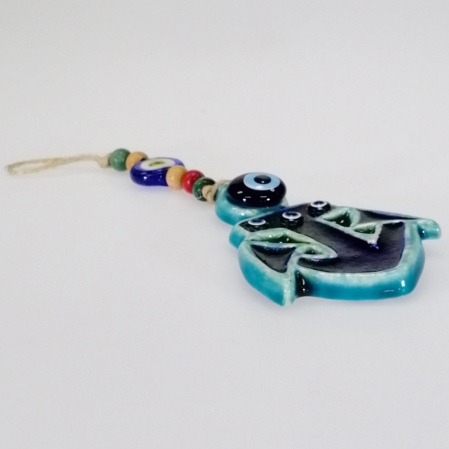 Turkish Ceramic Hanging Ornament - Anchor