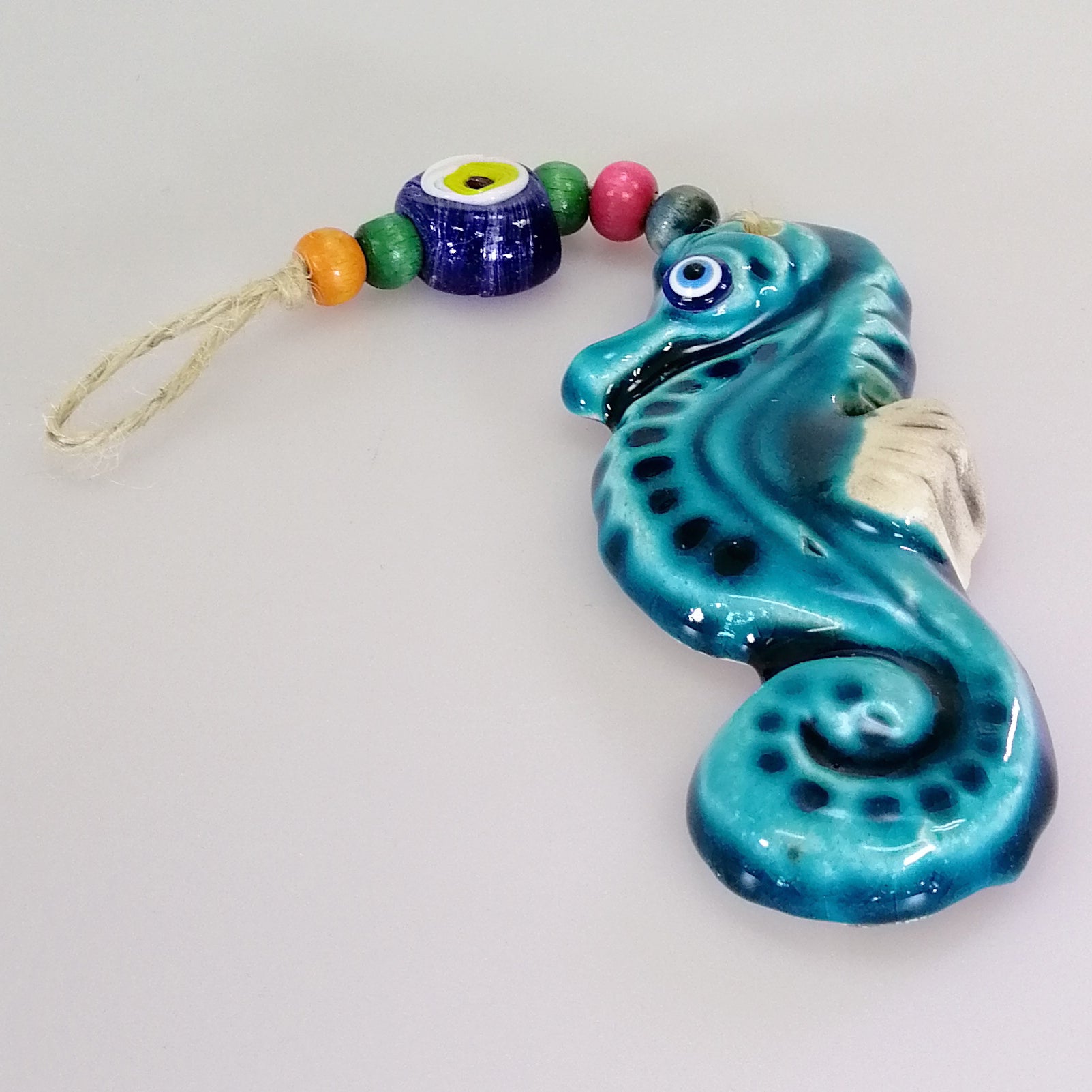 Turkish Ceramic Hanging Ornament - Seahorse