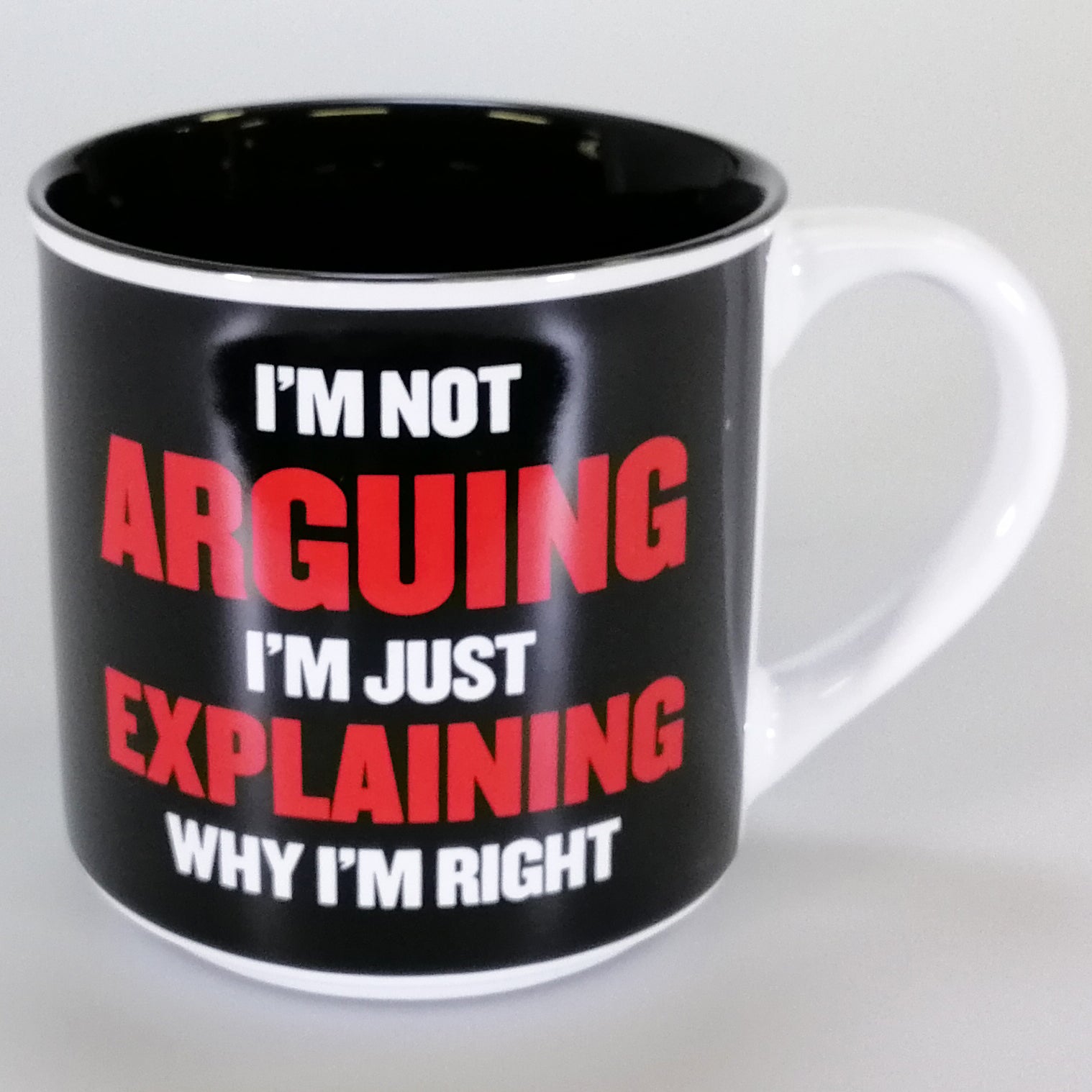 Boxed Mug - 'Not Arguing...'