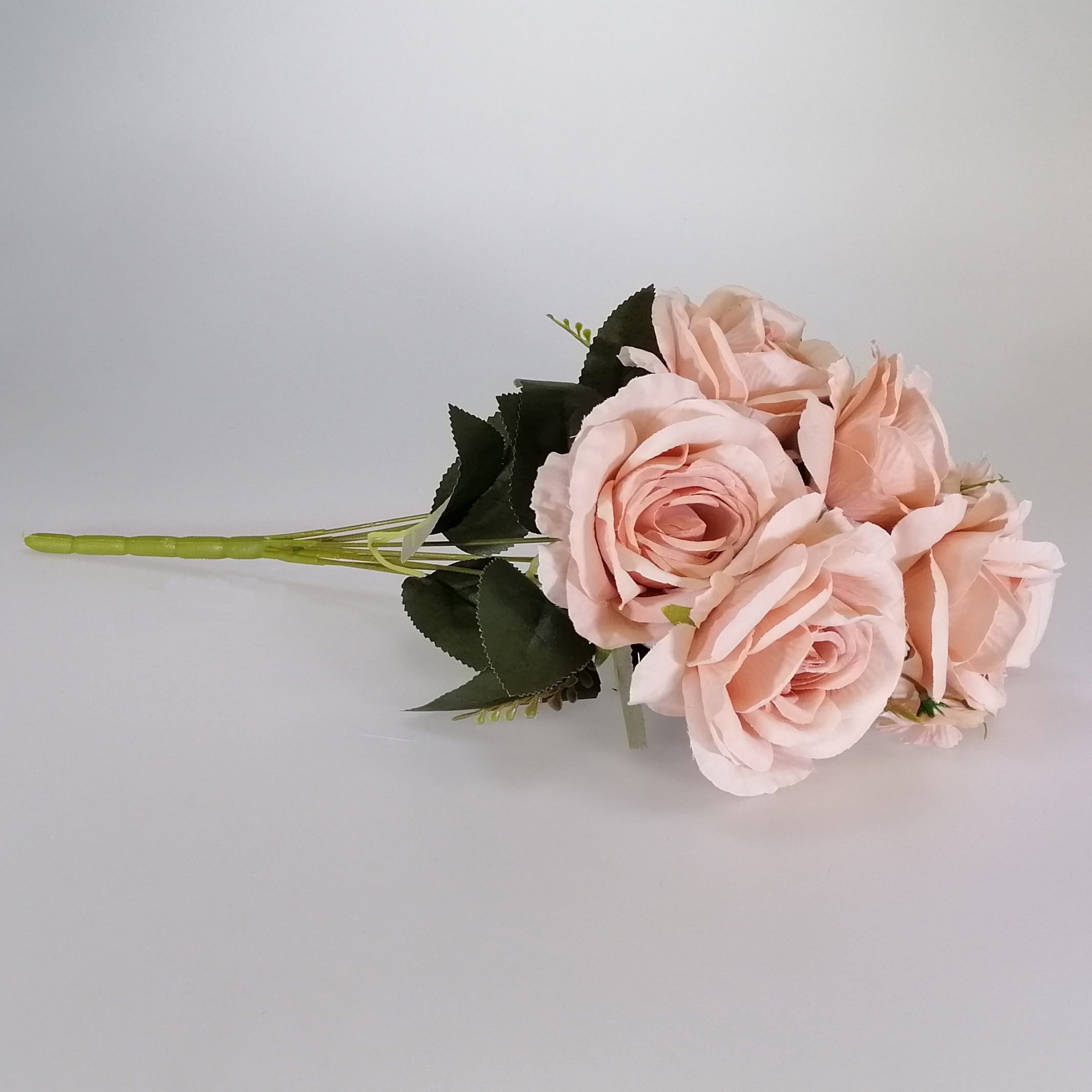 Artificial Flowers - Rose Daisy Bunch - Smoke Pink