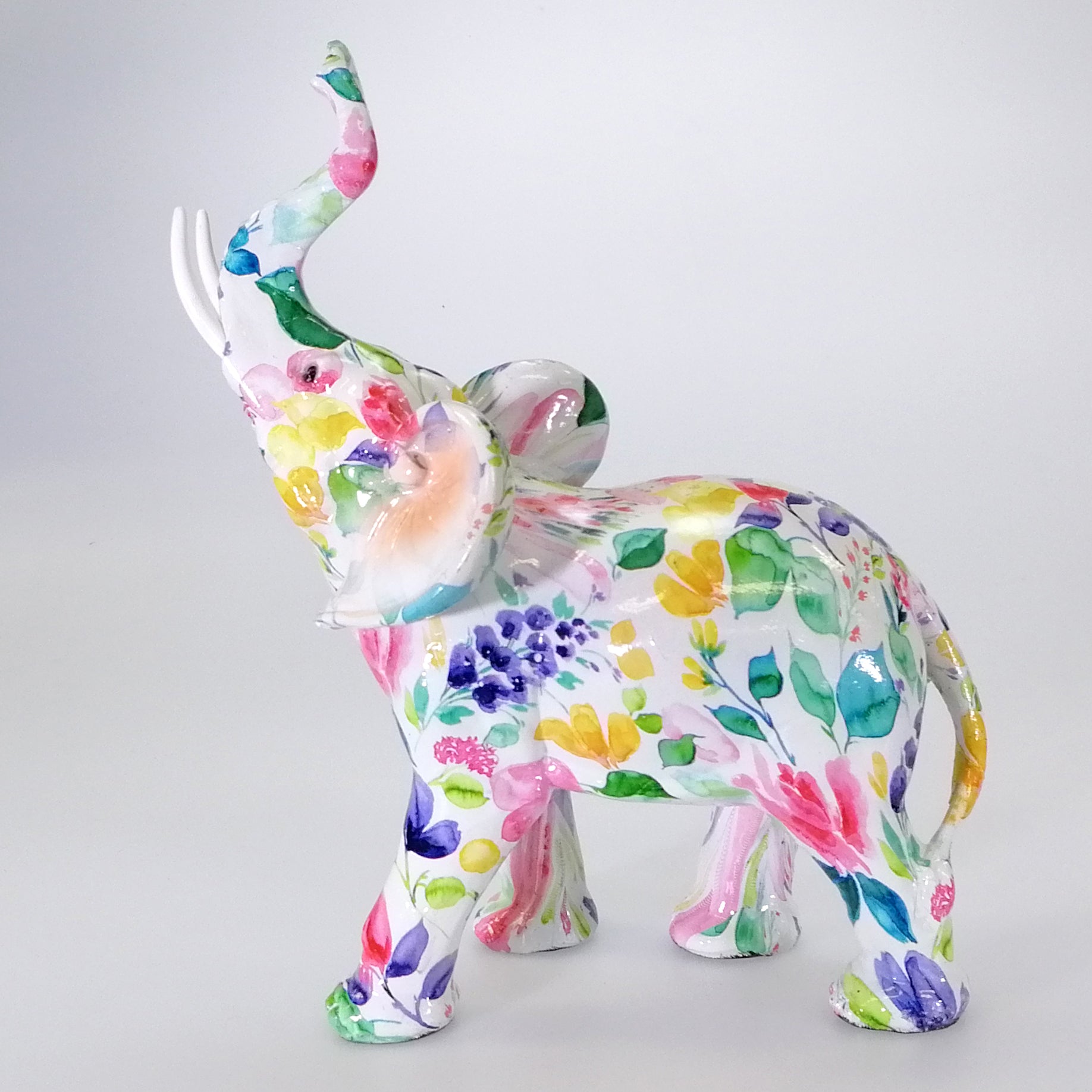 Floral Figurine - Elephant