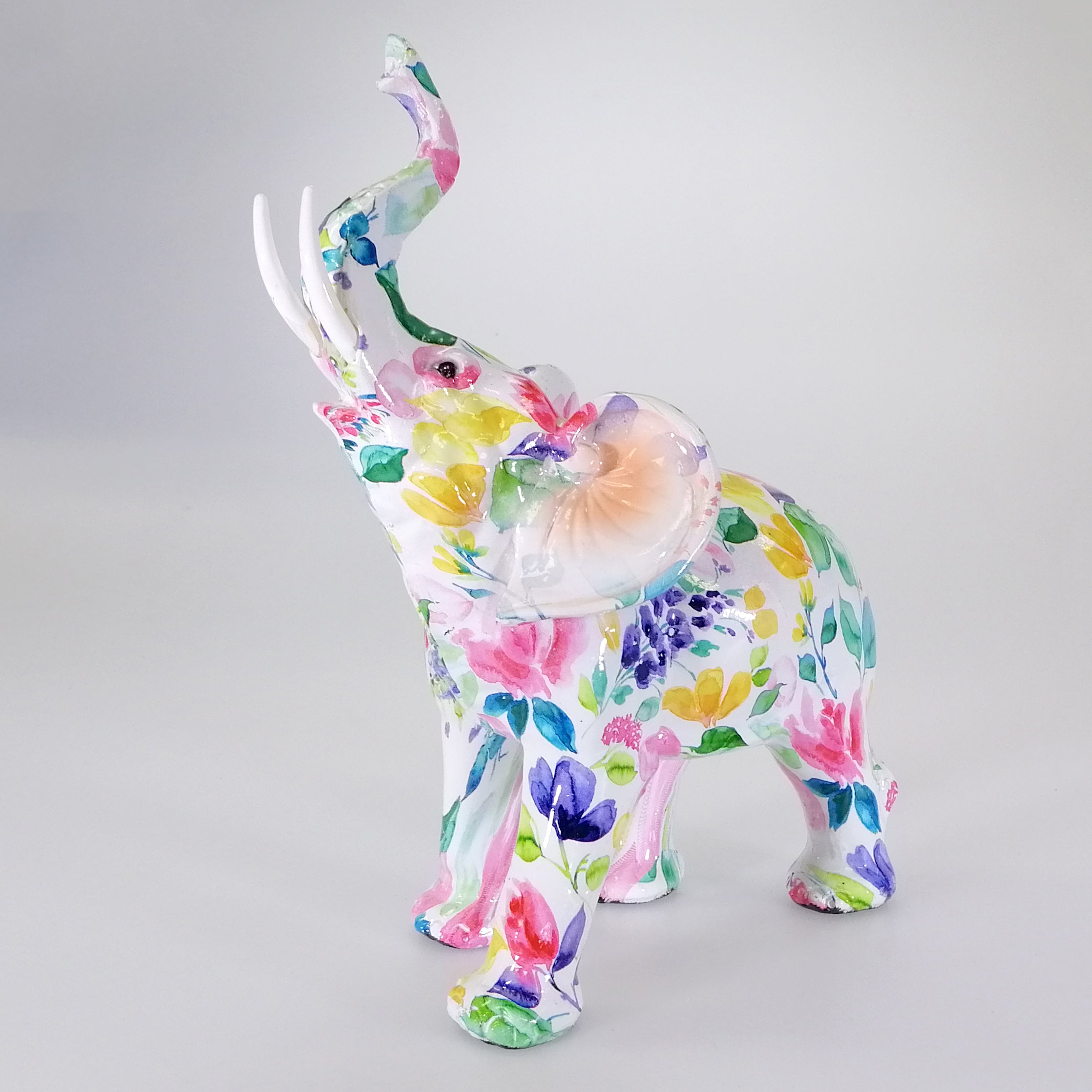 Floral Figurine - Elephant