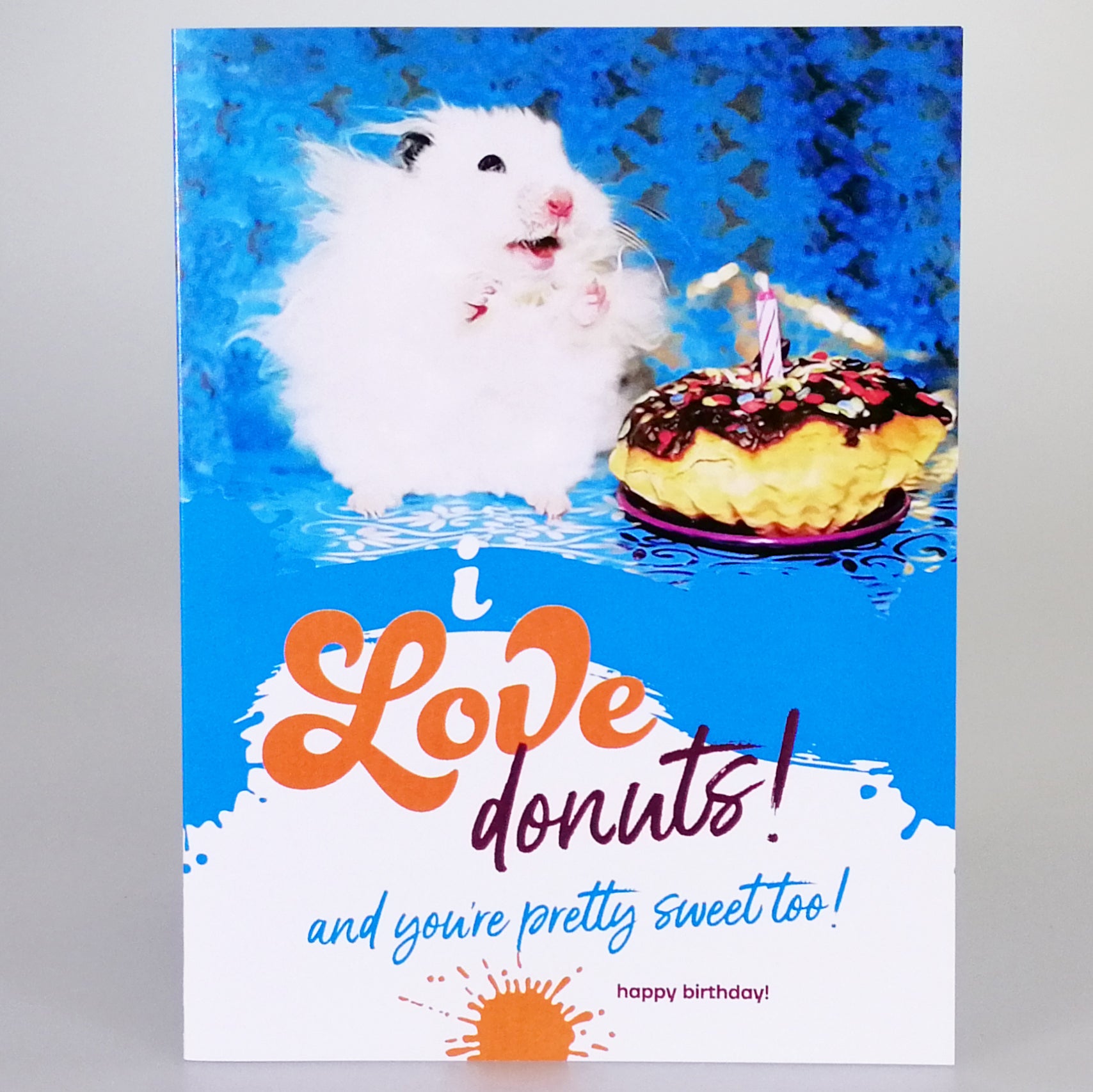 I Love Donuts...' Birthday Card