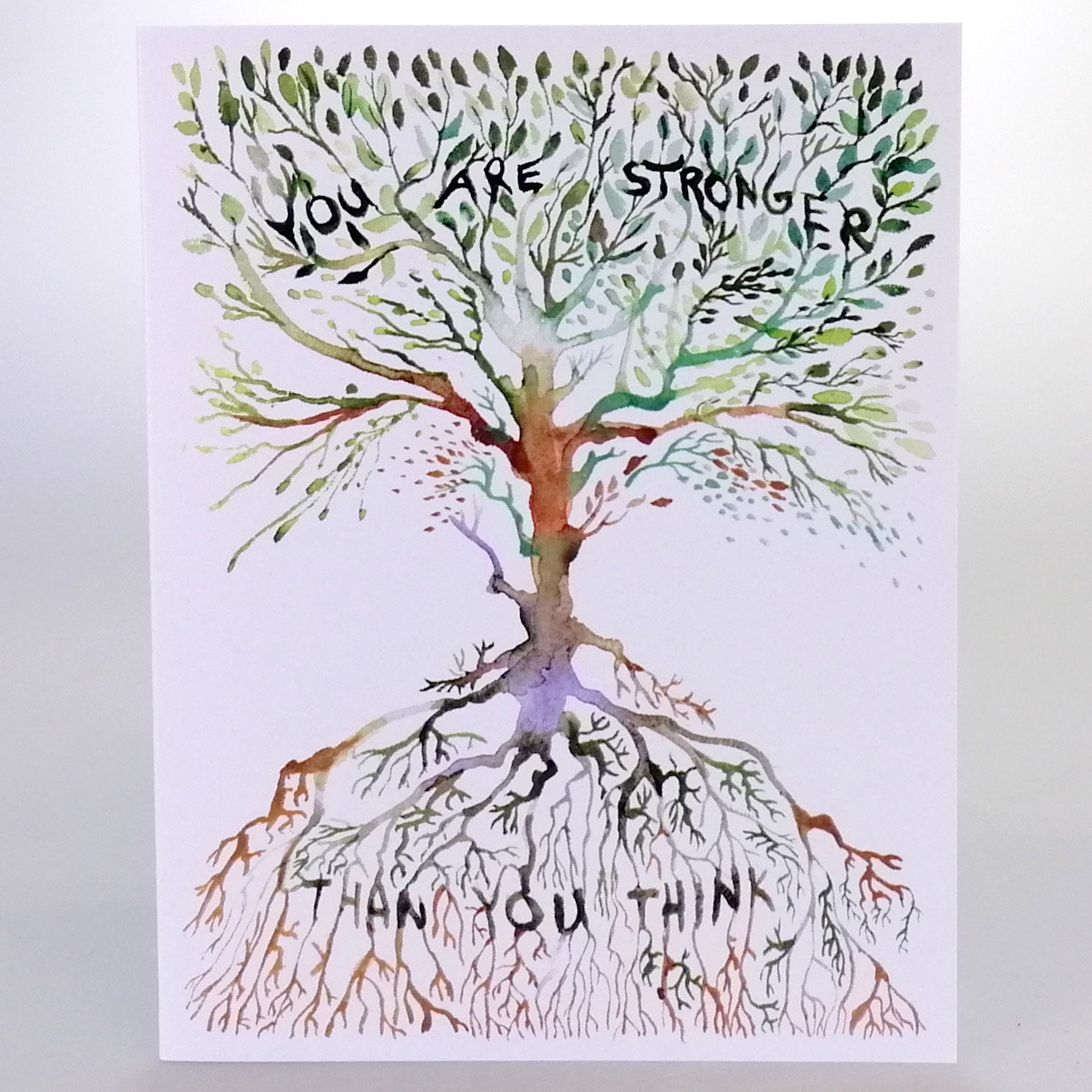 You Are Stronger Than You Think' Card