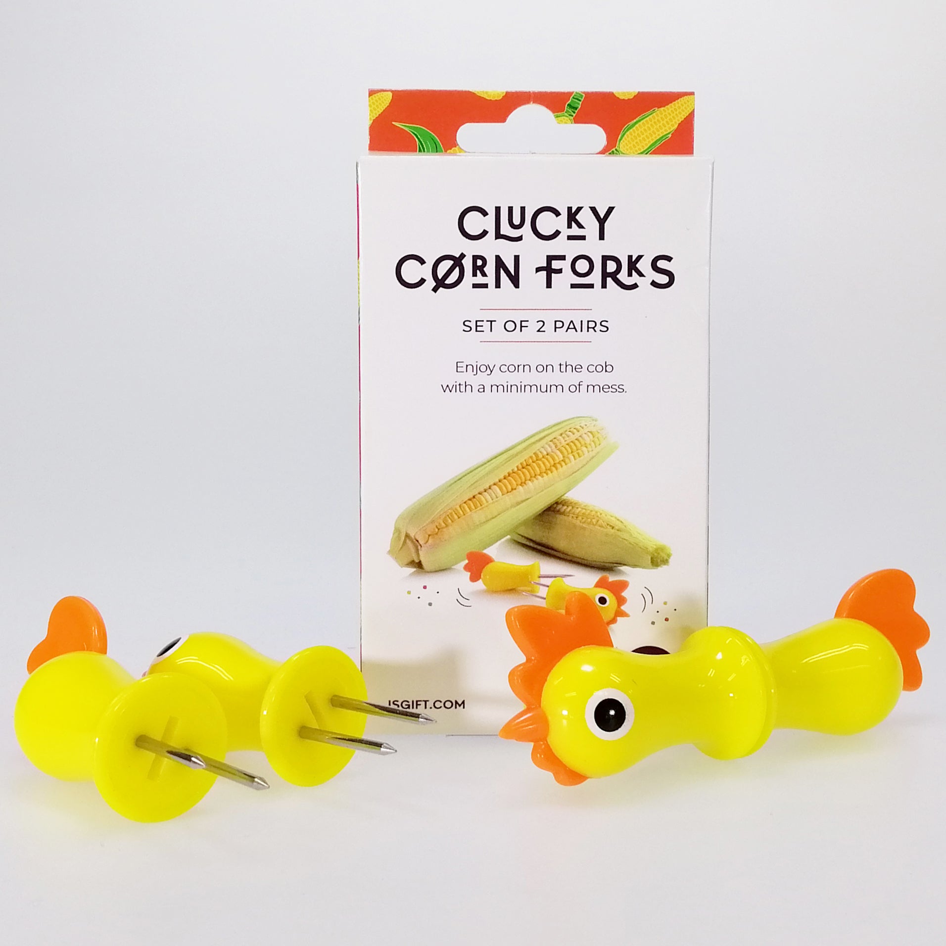 Clucky Corn Forks - Set of 2