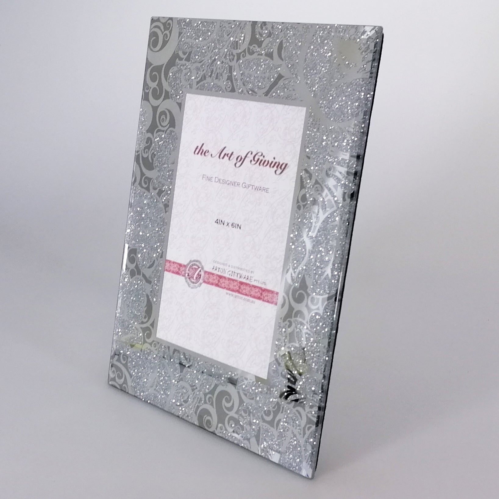 Glam Glitz Glass Photo Frame - 4"x 6"