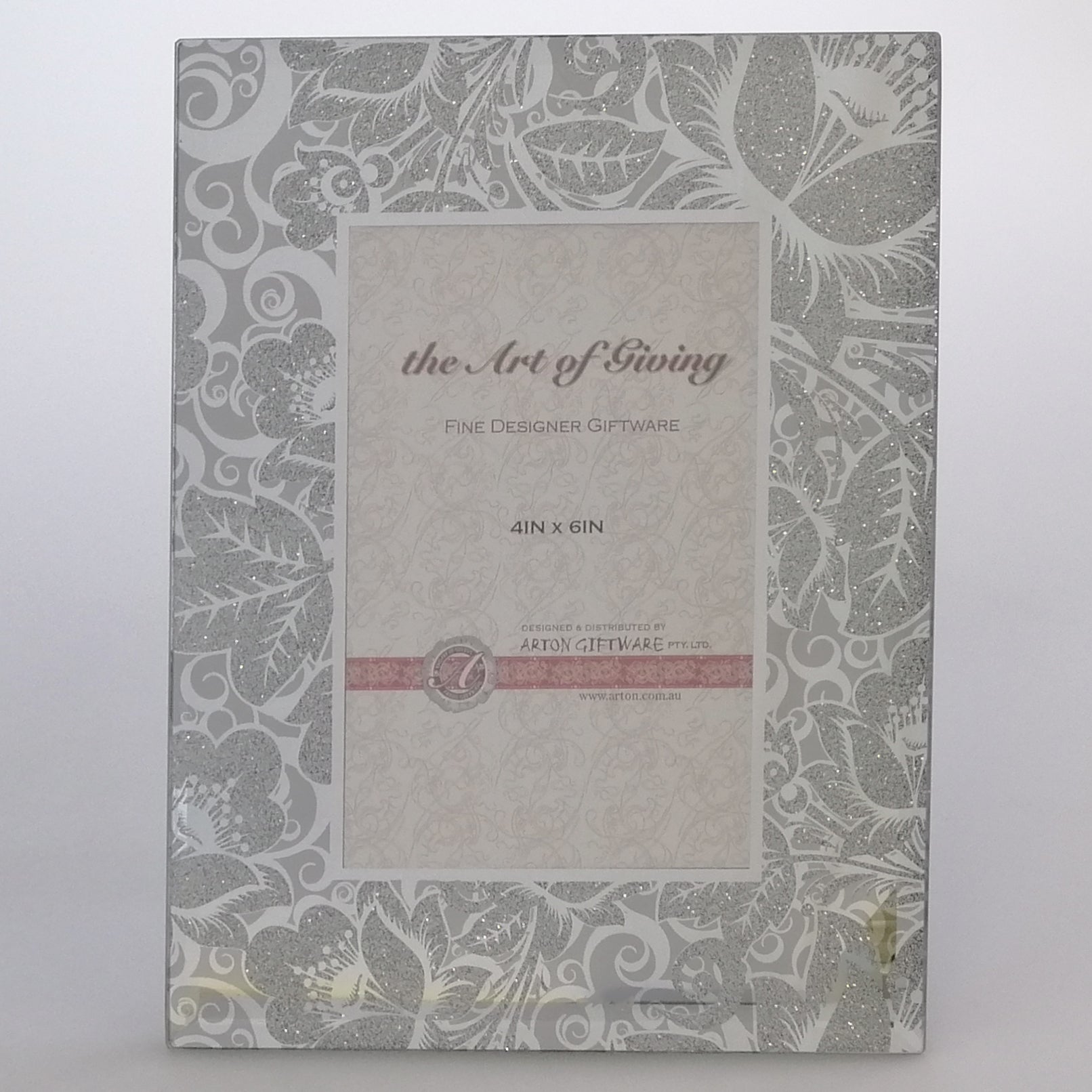 Glam Glitz Glass Photo Frame - 4"x 6"