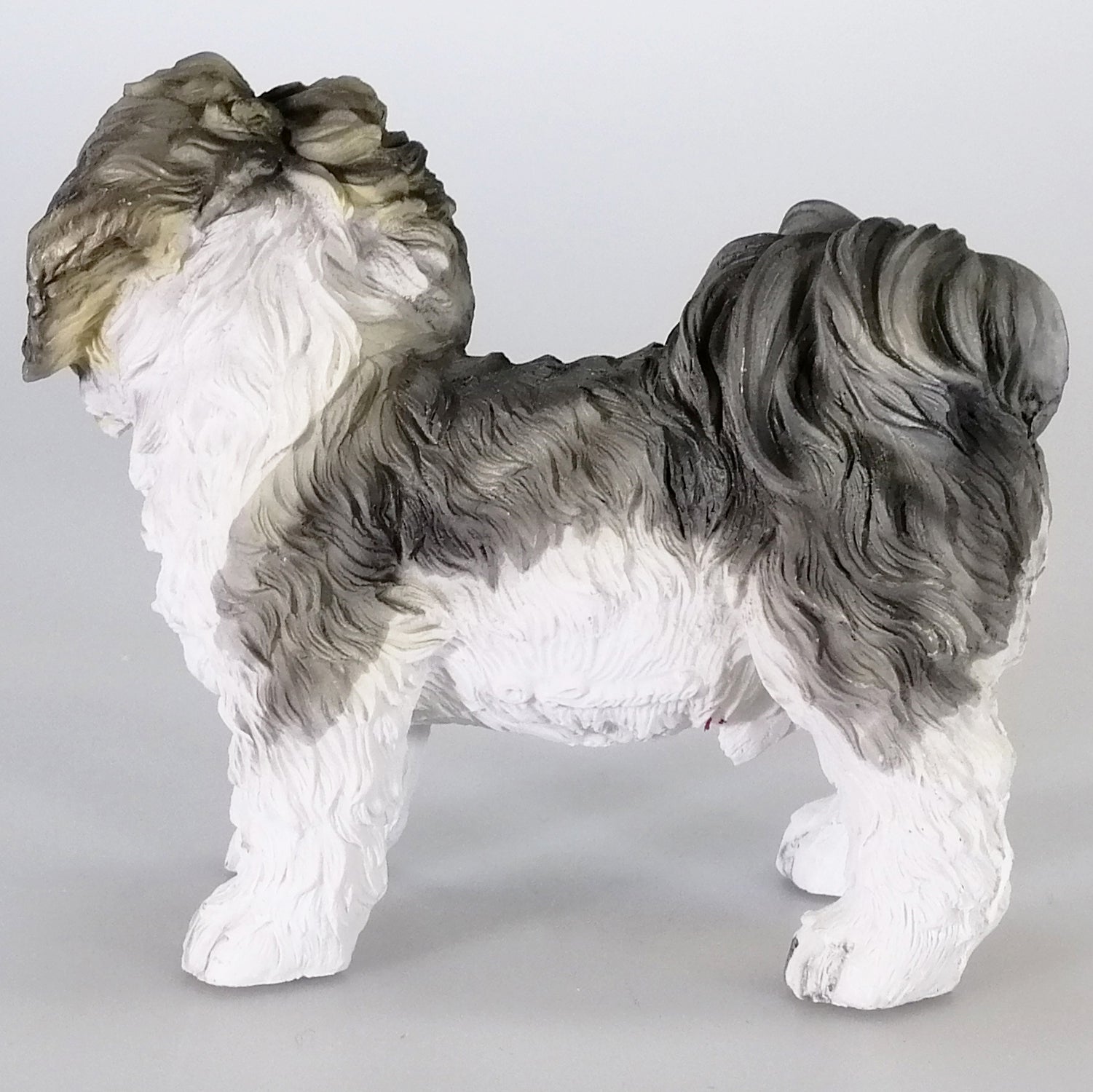 Leonardo Collection - Shih Tzu Dog Figurine - Black & White