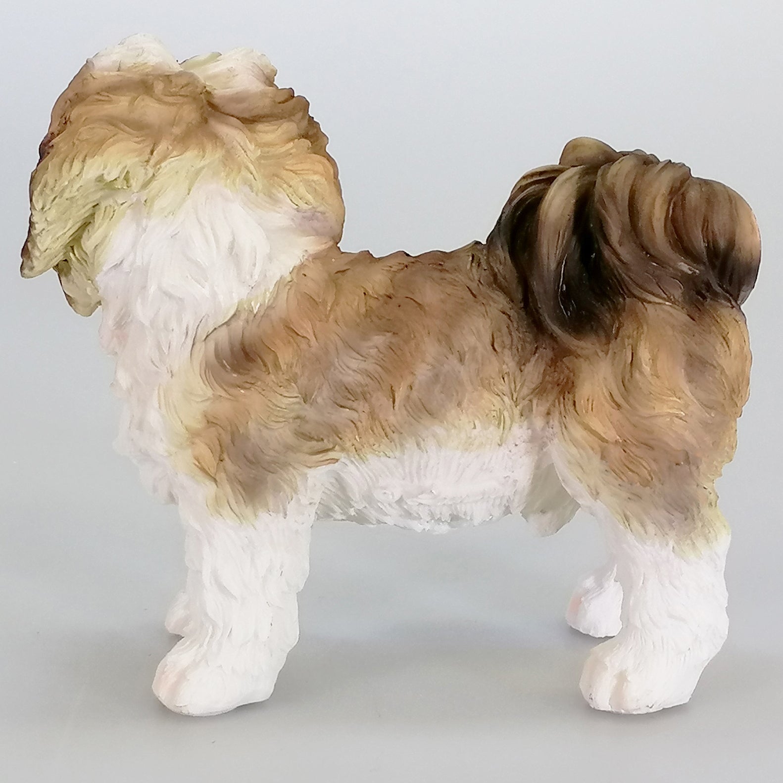 Leonardo Collection - Shih Tzu Dog Figurine - Brown & White
