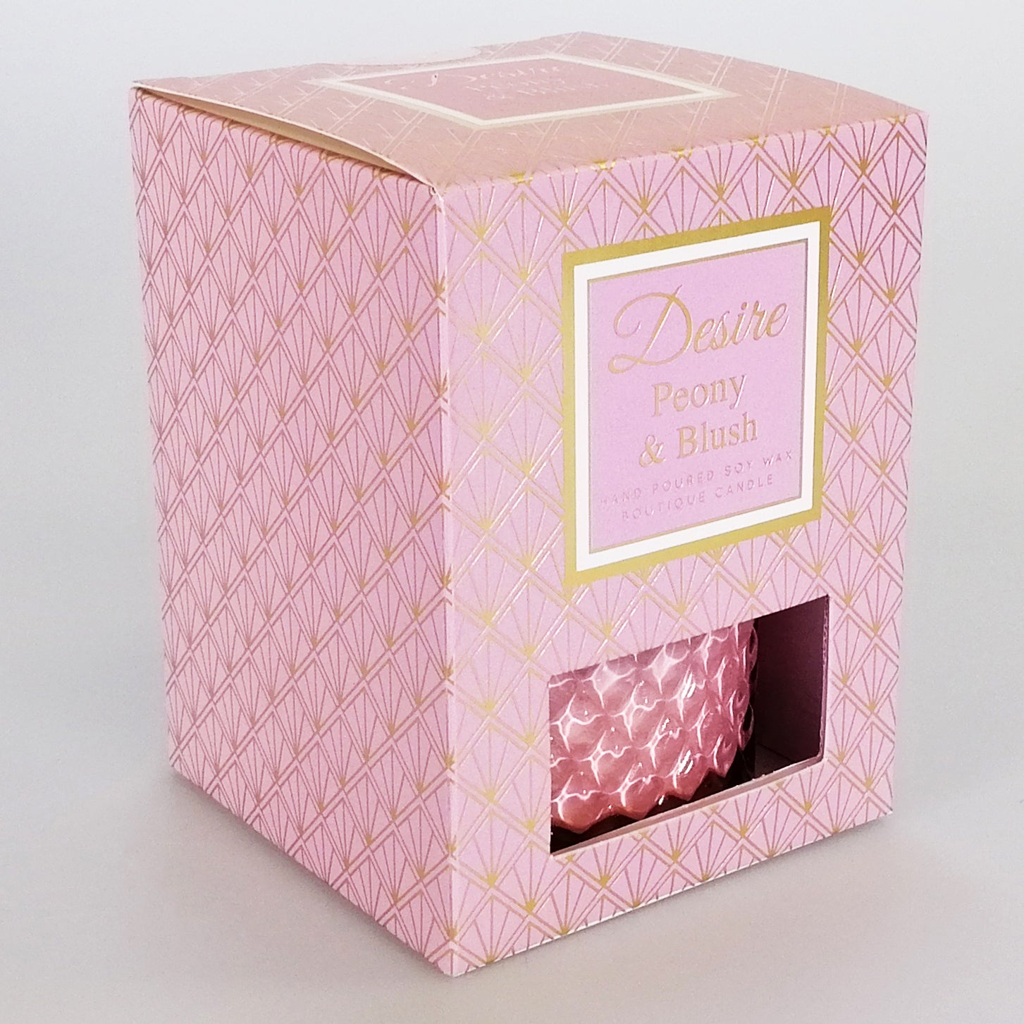 Desire - Soy Wax Candle - Peony & Blush